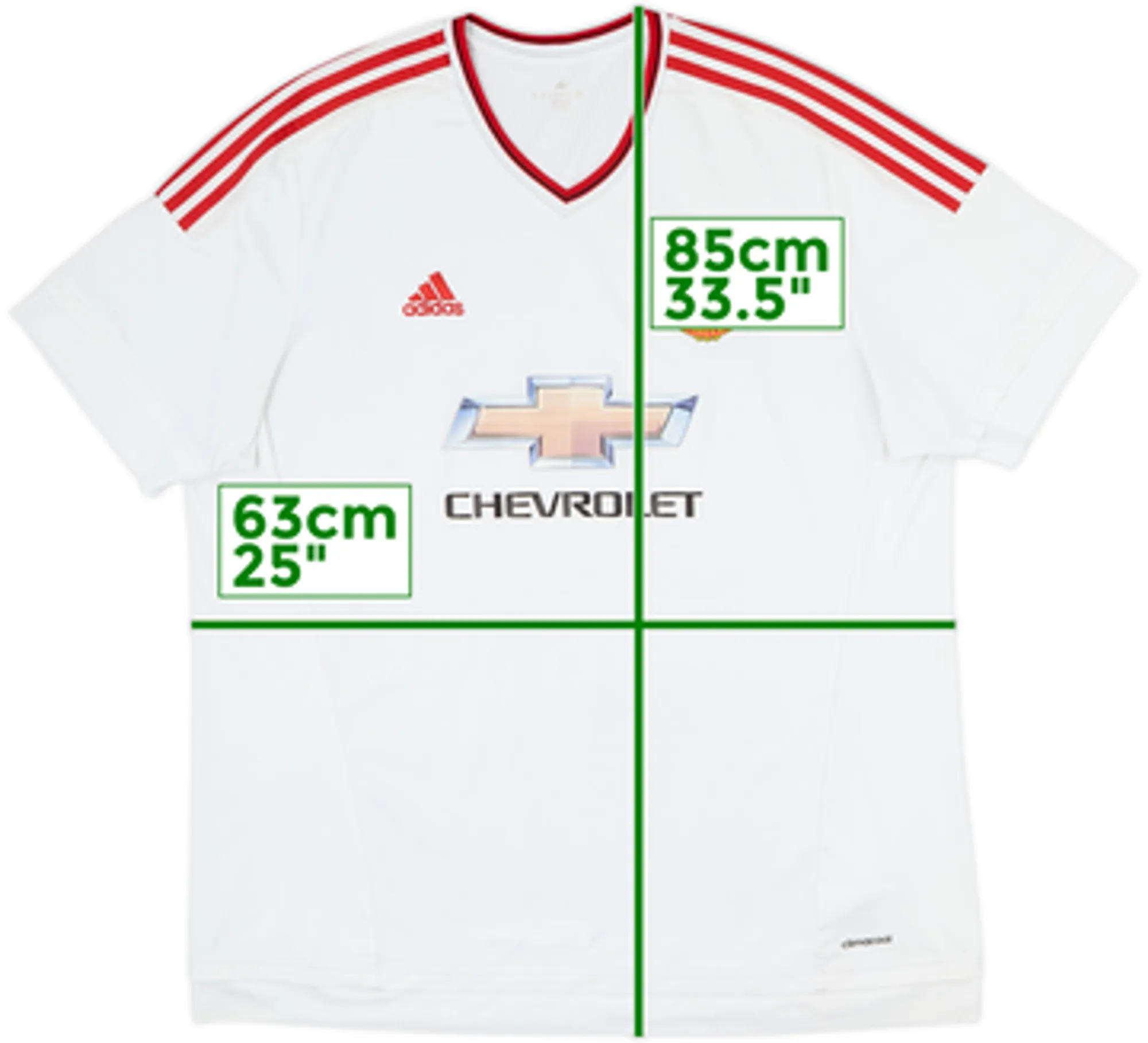 adidas Manchester United Mens SS Away Shirt 2015/16