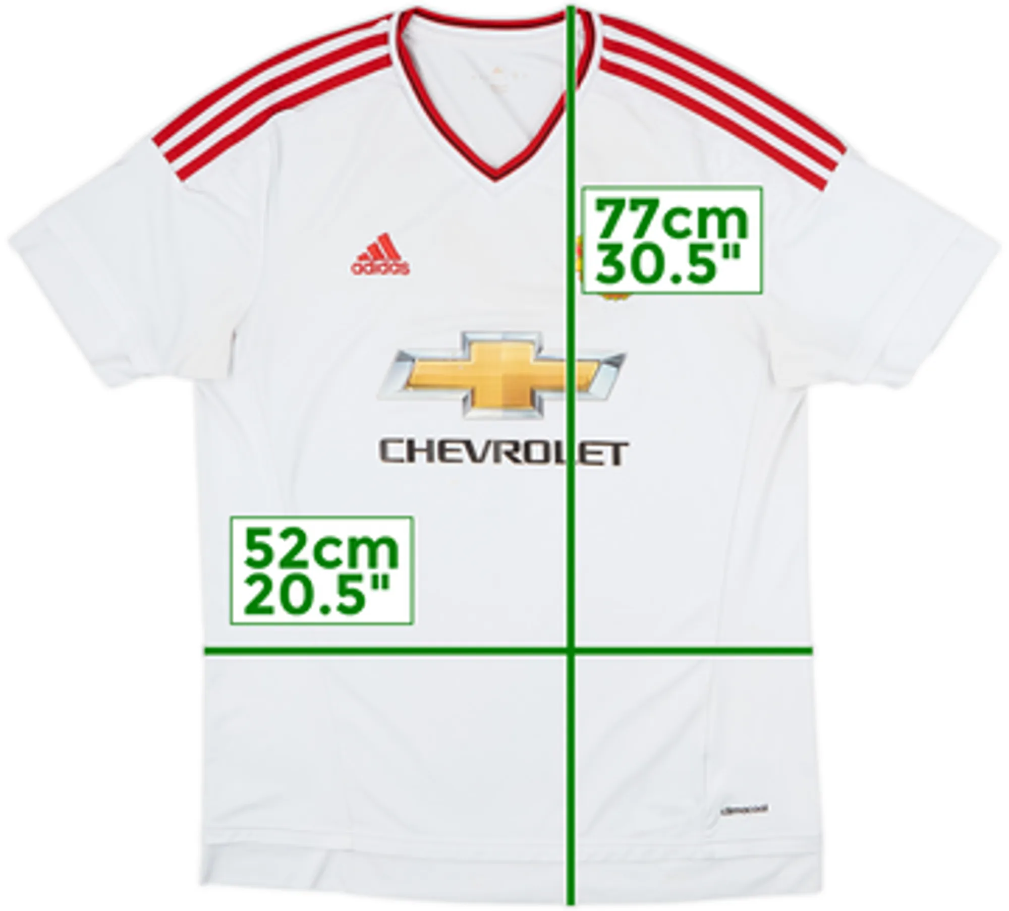 adidas Manchester United Boys SS Away Shirt 2015/16