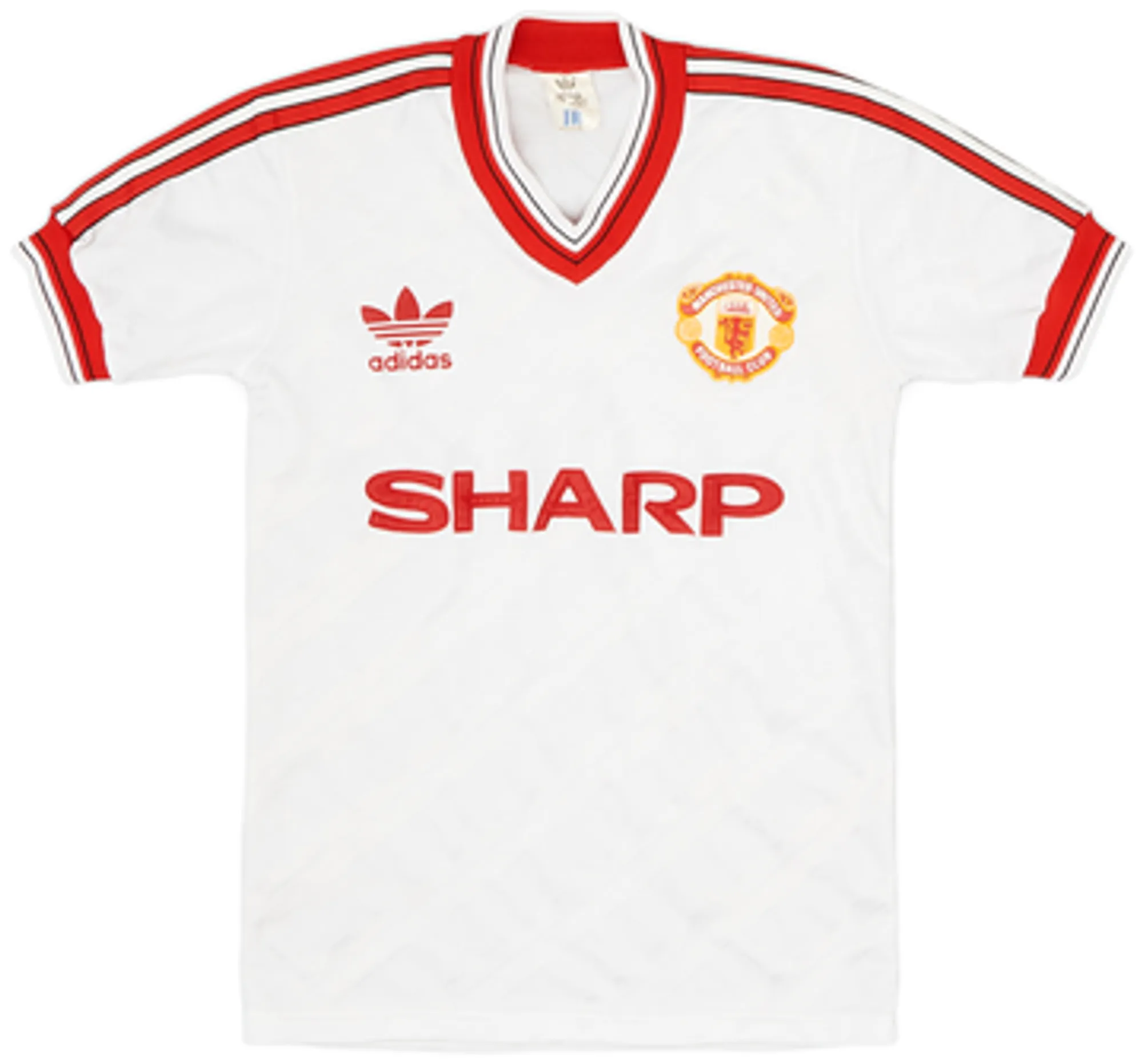 adidas Manchester United Boys SS Away Shirt 1986/88
