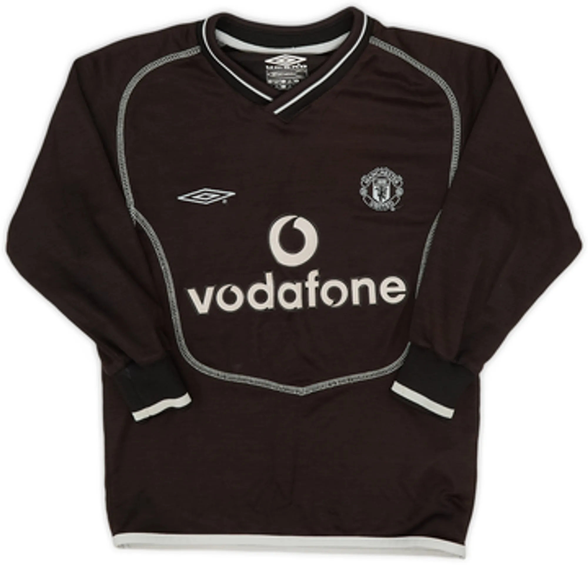 Umbro Manchester United Boys LS Goalkeeper Home Shirt 2000/02