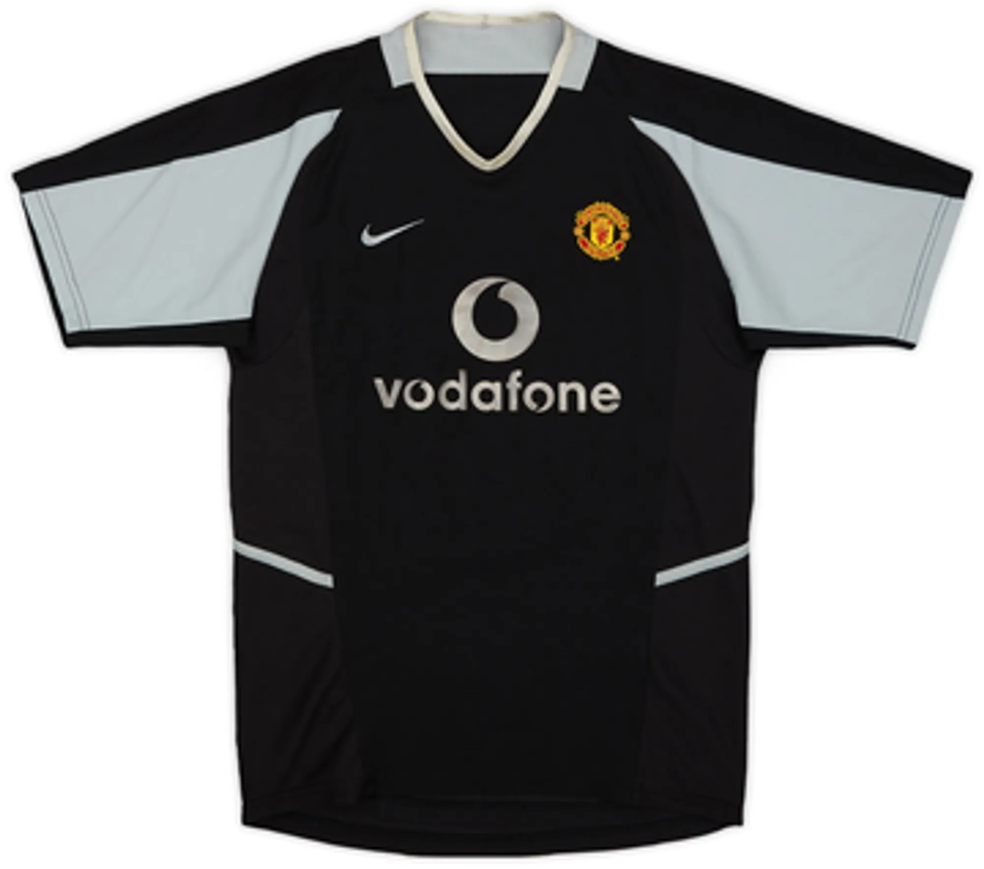 Nike Manchester United Boys SS Goalkeeper Home Shirt 2002/04