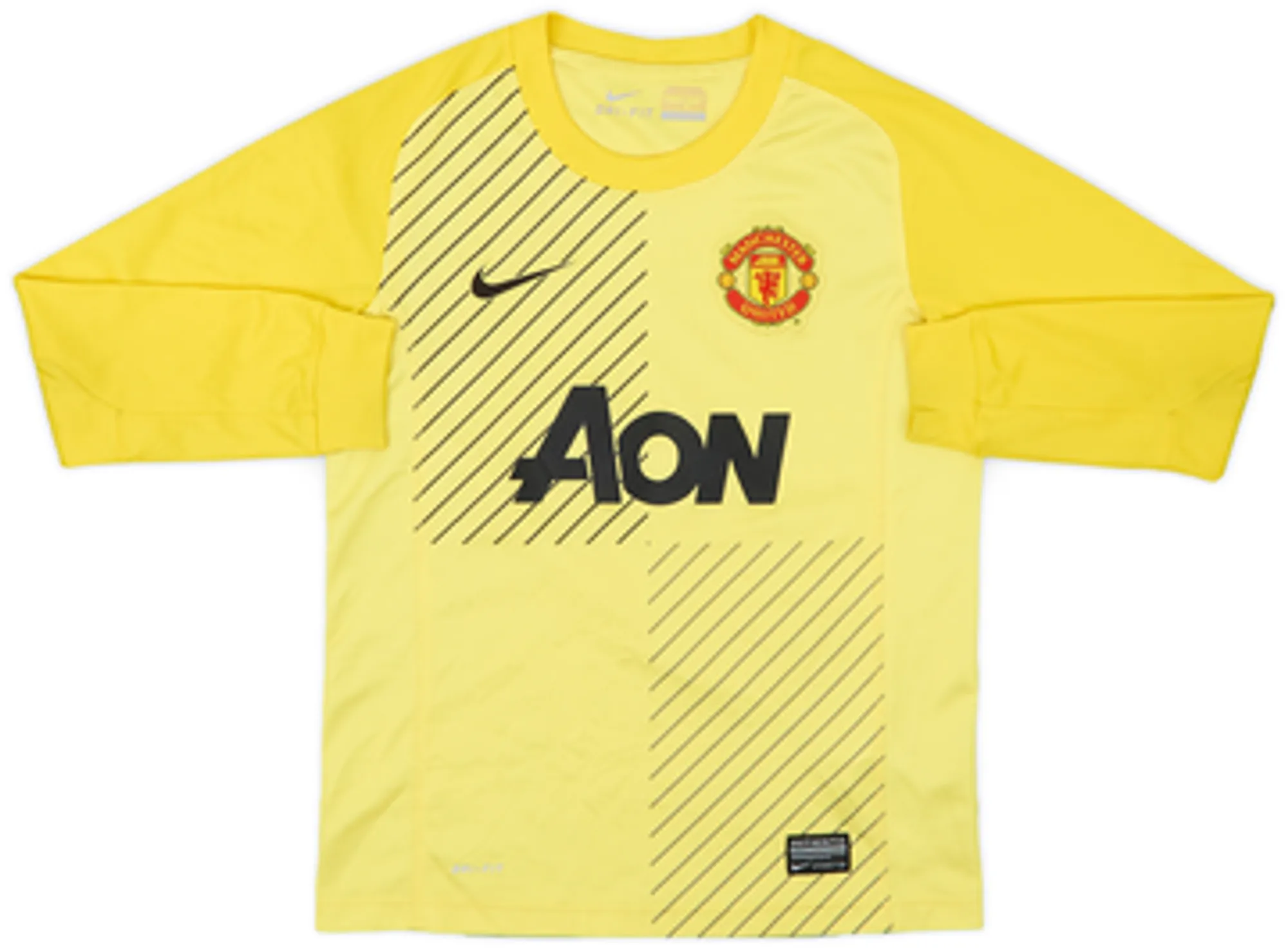 Nike Manchester United Boys LS Goalkeeper Home Shirt 2013/14