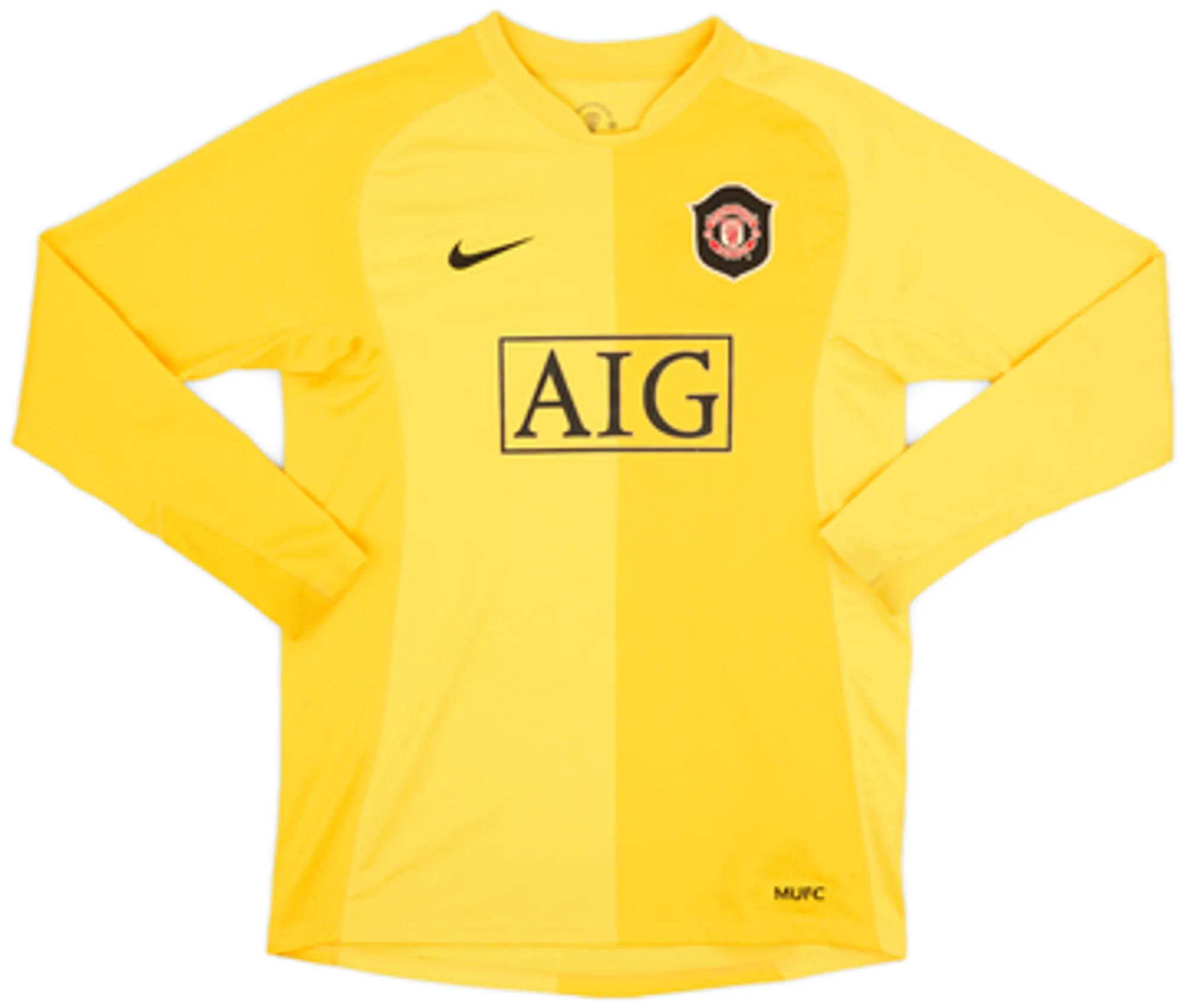 Nike Manchester United Boys LS Goalkeeper Home Shirt 2006/07