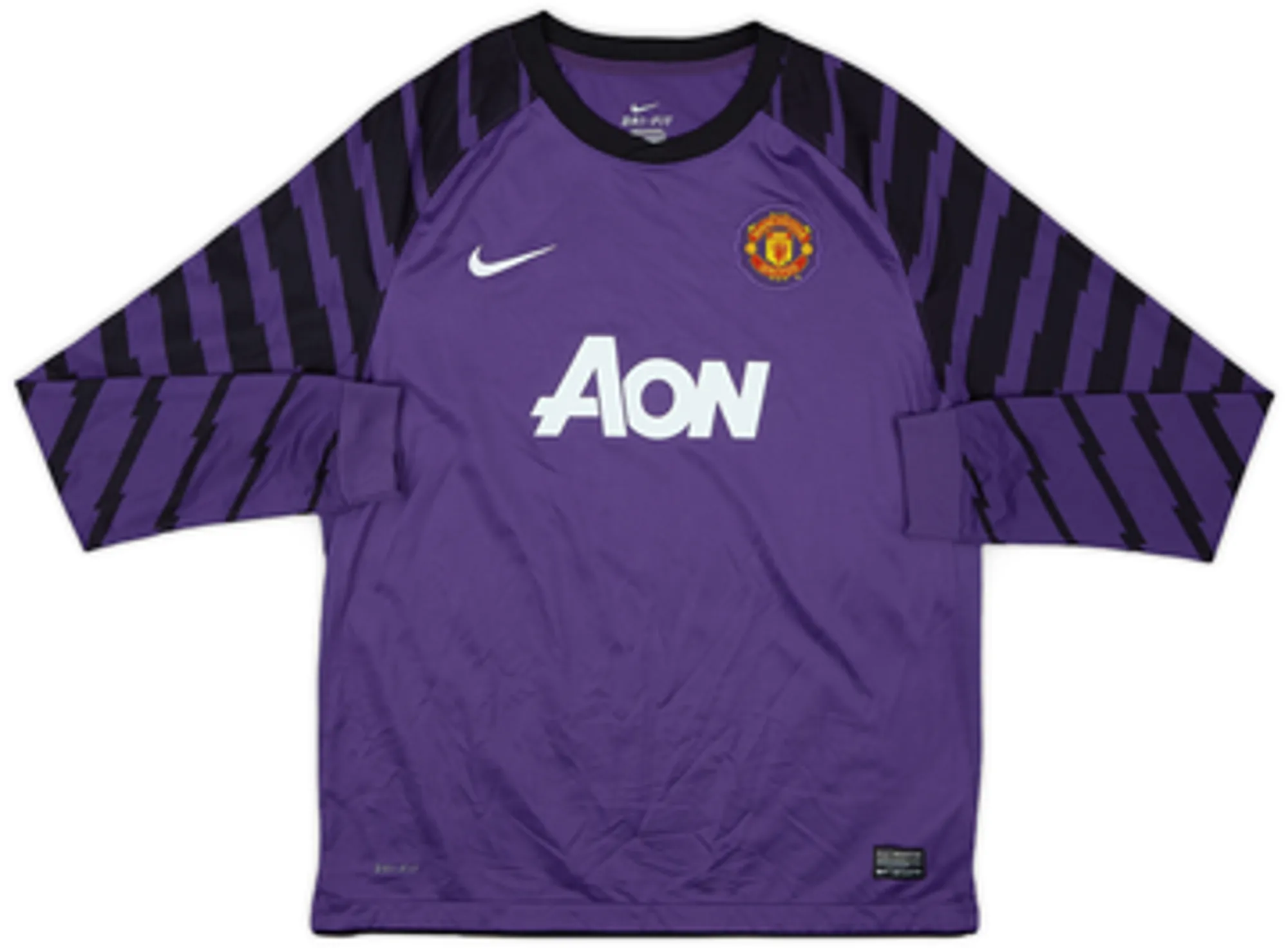 Nike Manchester United Boys LS Goalkeeper Home Shirt 2010/11