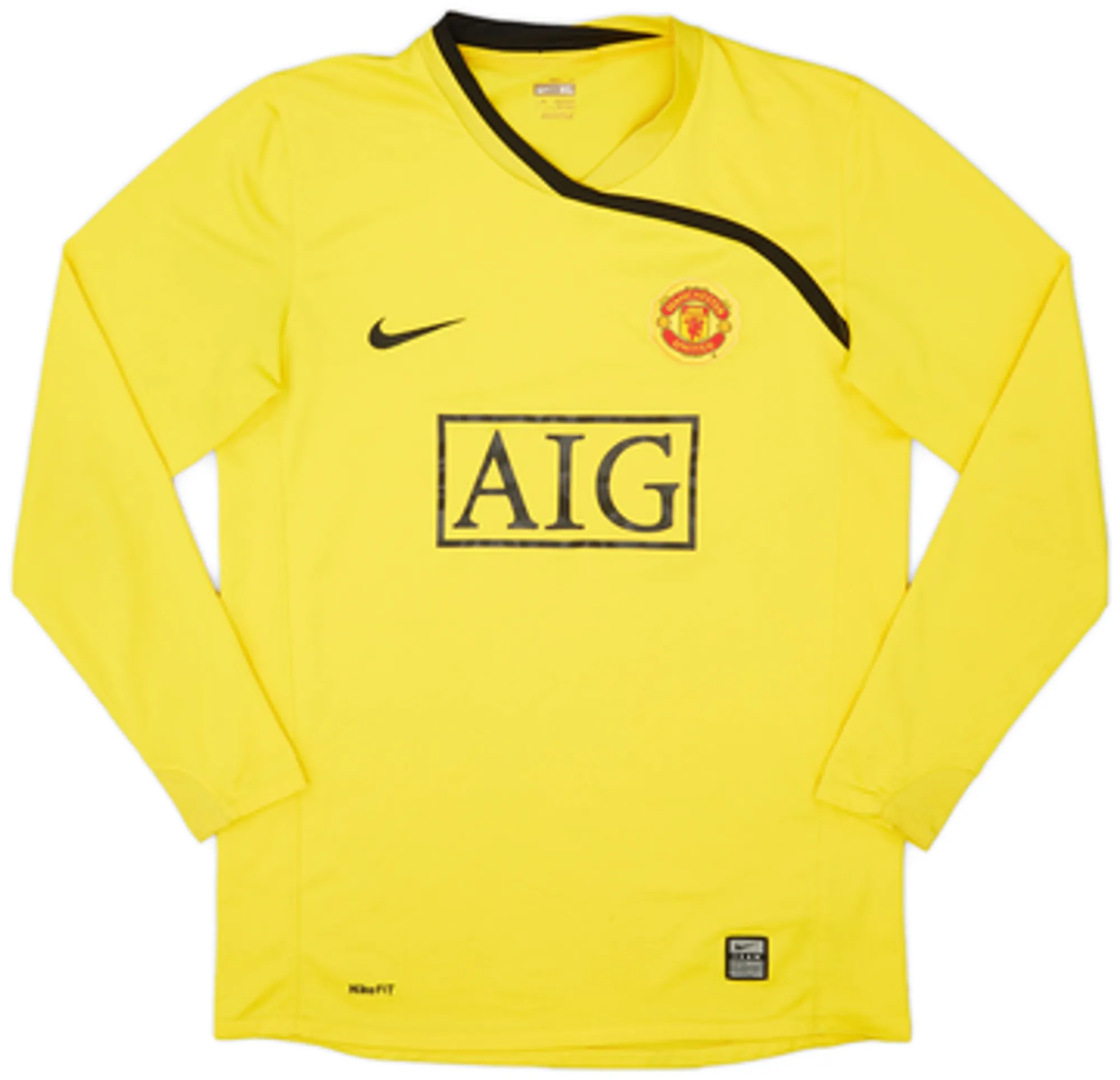 Nike Manchester United Boys LS Goalkeeper Away Shirt 2008/09