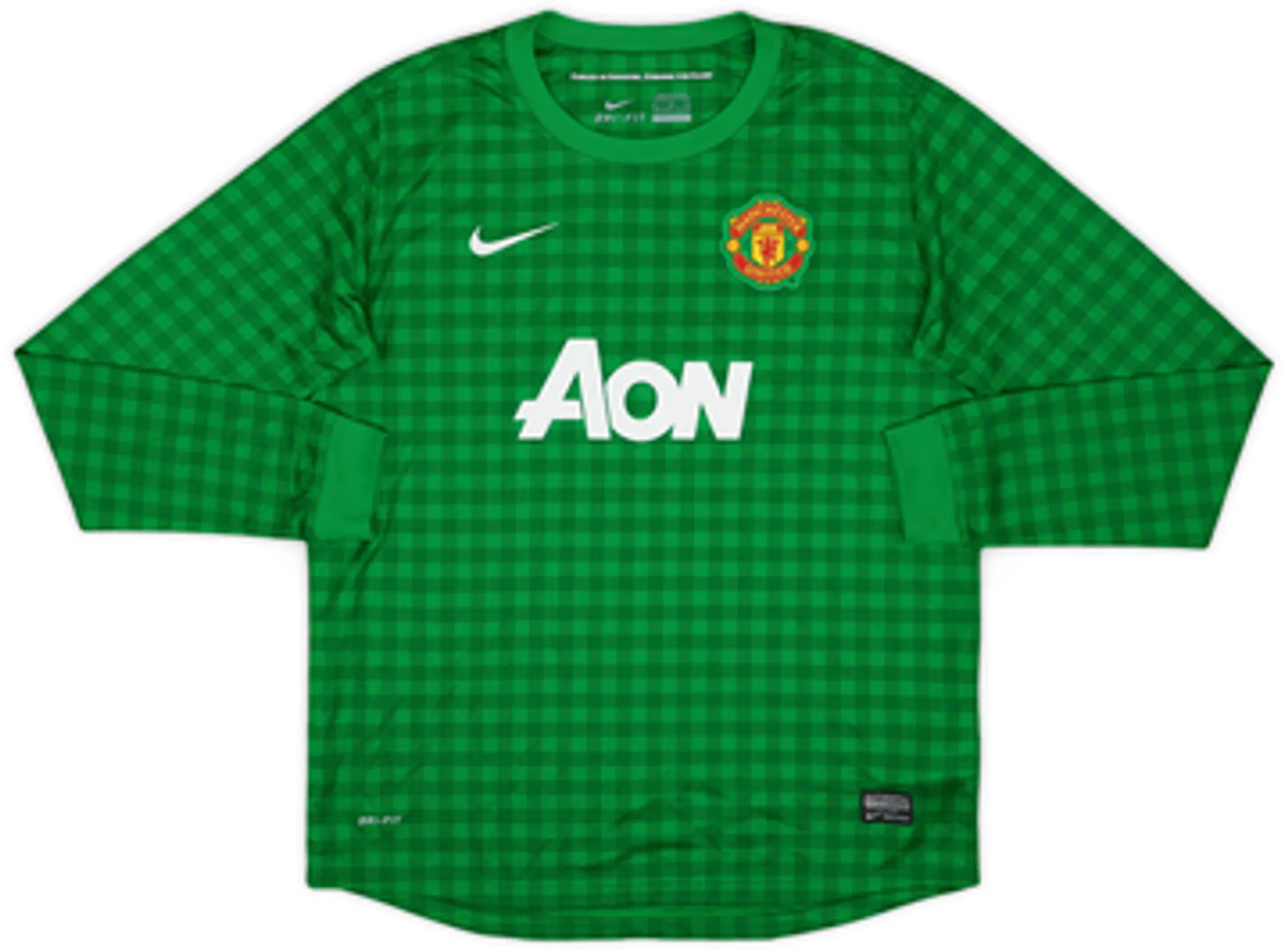Nike Manchester United Boys LS Goalkeeper Home Shirt 2012/13