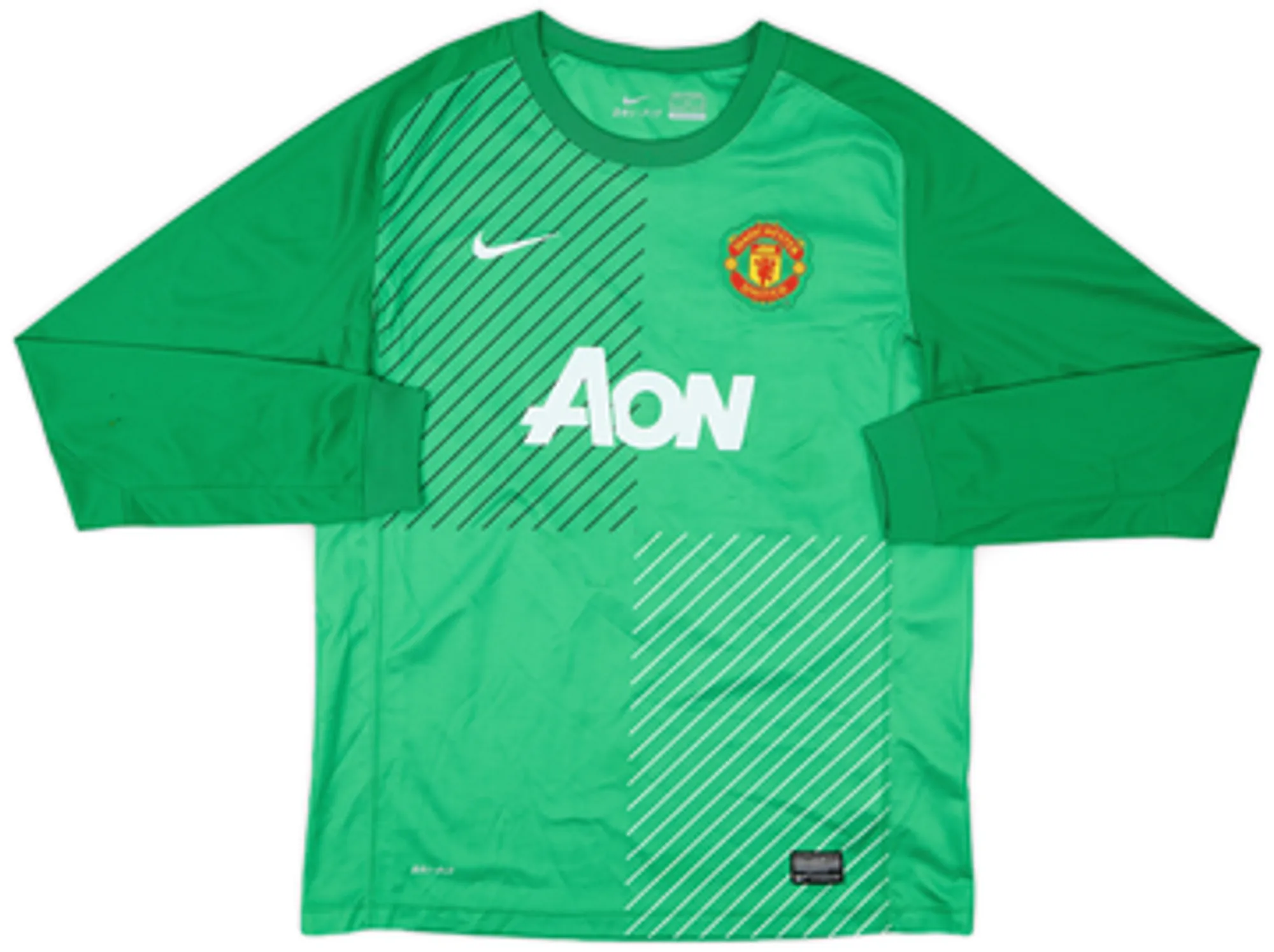 Nike Manchester United Boys LS Goalkeeper Home Shirt 2013/14