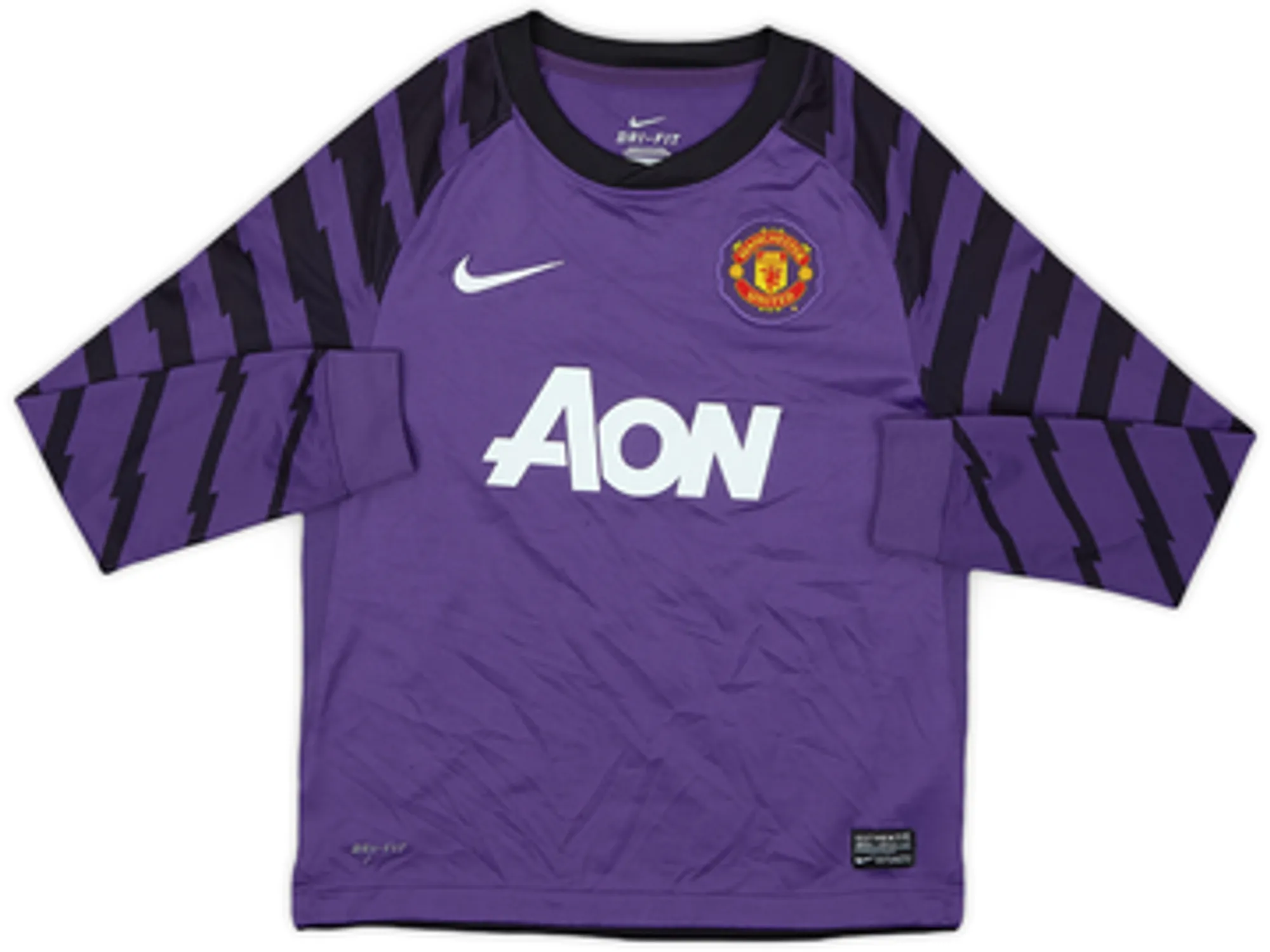Nike Manchester United Boys LS Goalkeeper Home Shirt 2010/11