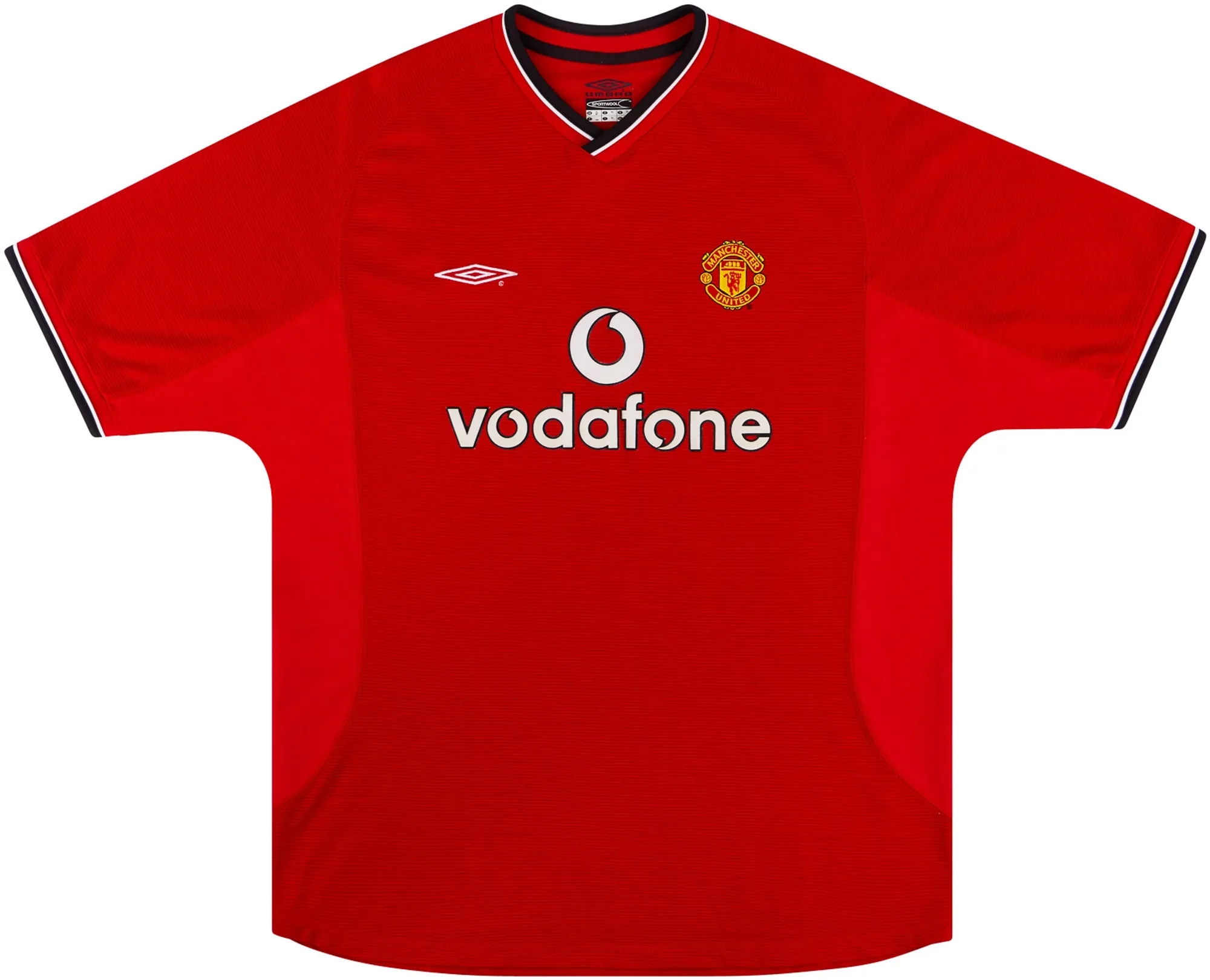 Umbro Manchester United Mens SS Home Shirt 2000/02