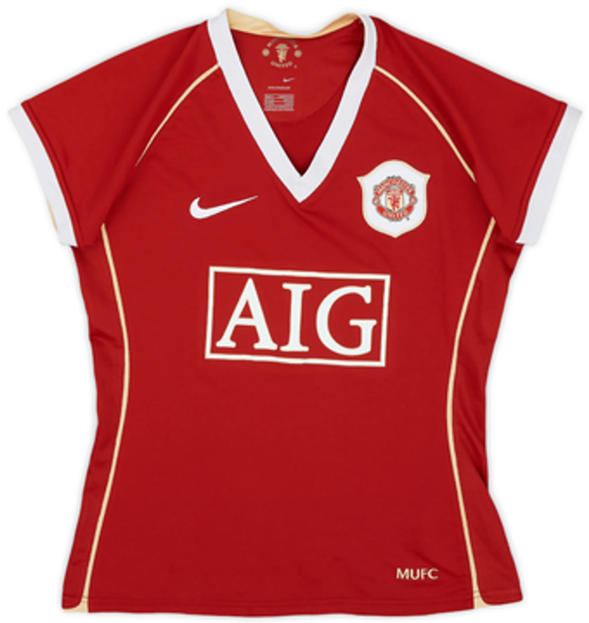 Nike Manchester United Womens SS Home Shirt 2006/07