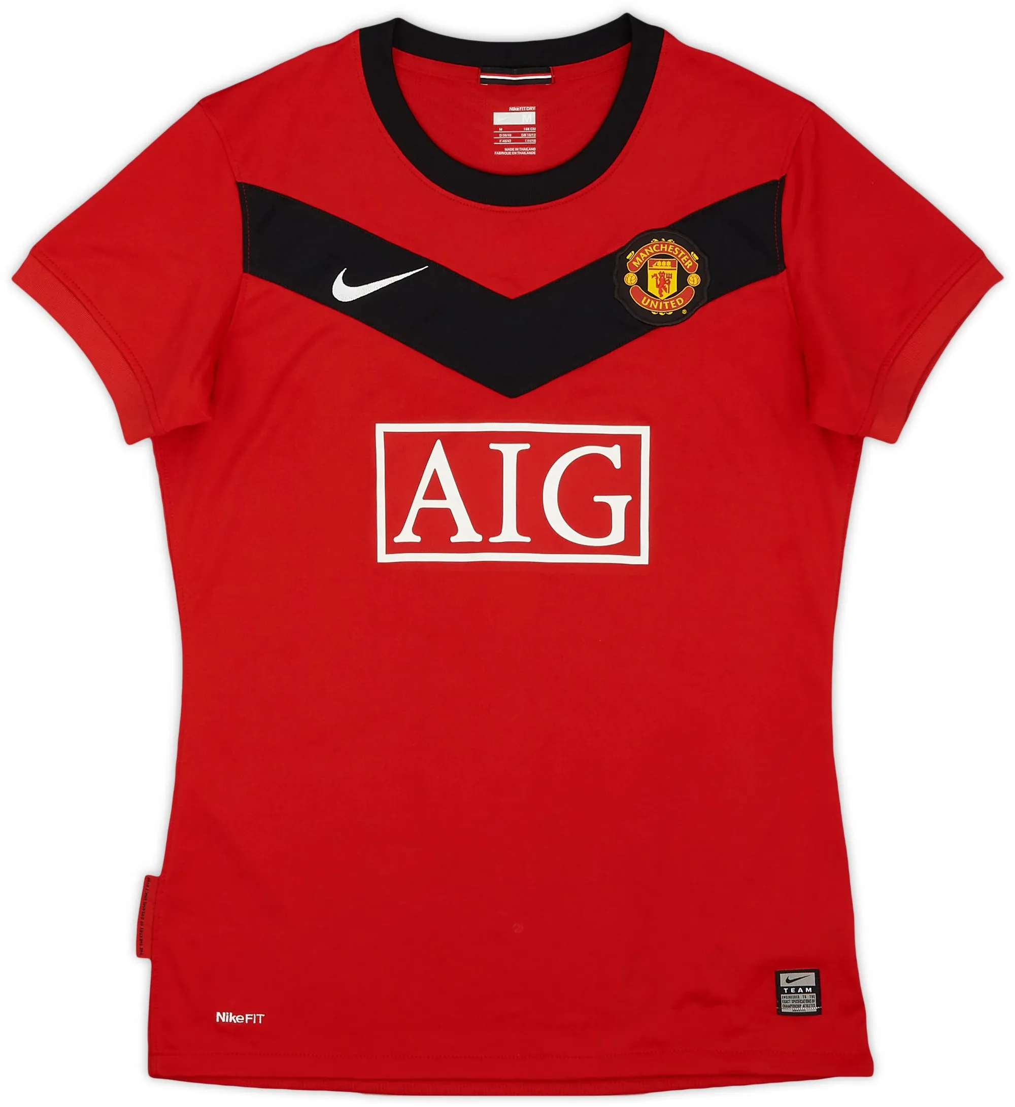 Nike Manchester United Womens SS Home Shirt 2009/10