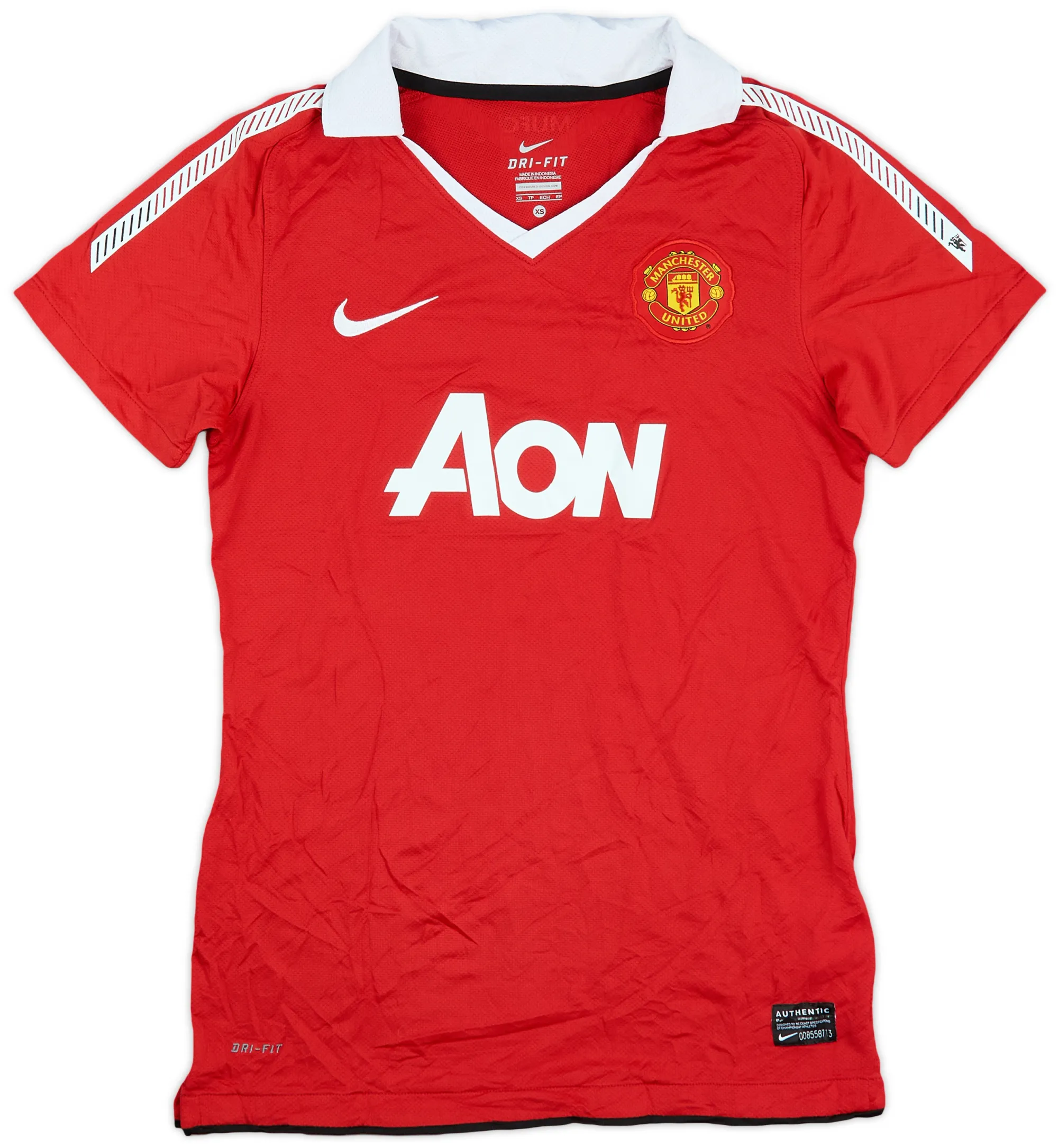 Nike Manchester United Womens SS Home Shirt 2010/11