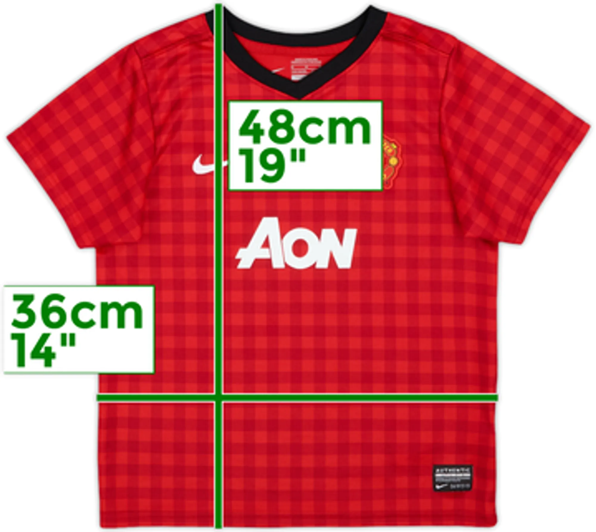 Nike Manchester United Mens SS Home Shirt 2012/13