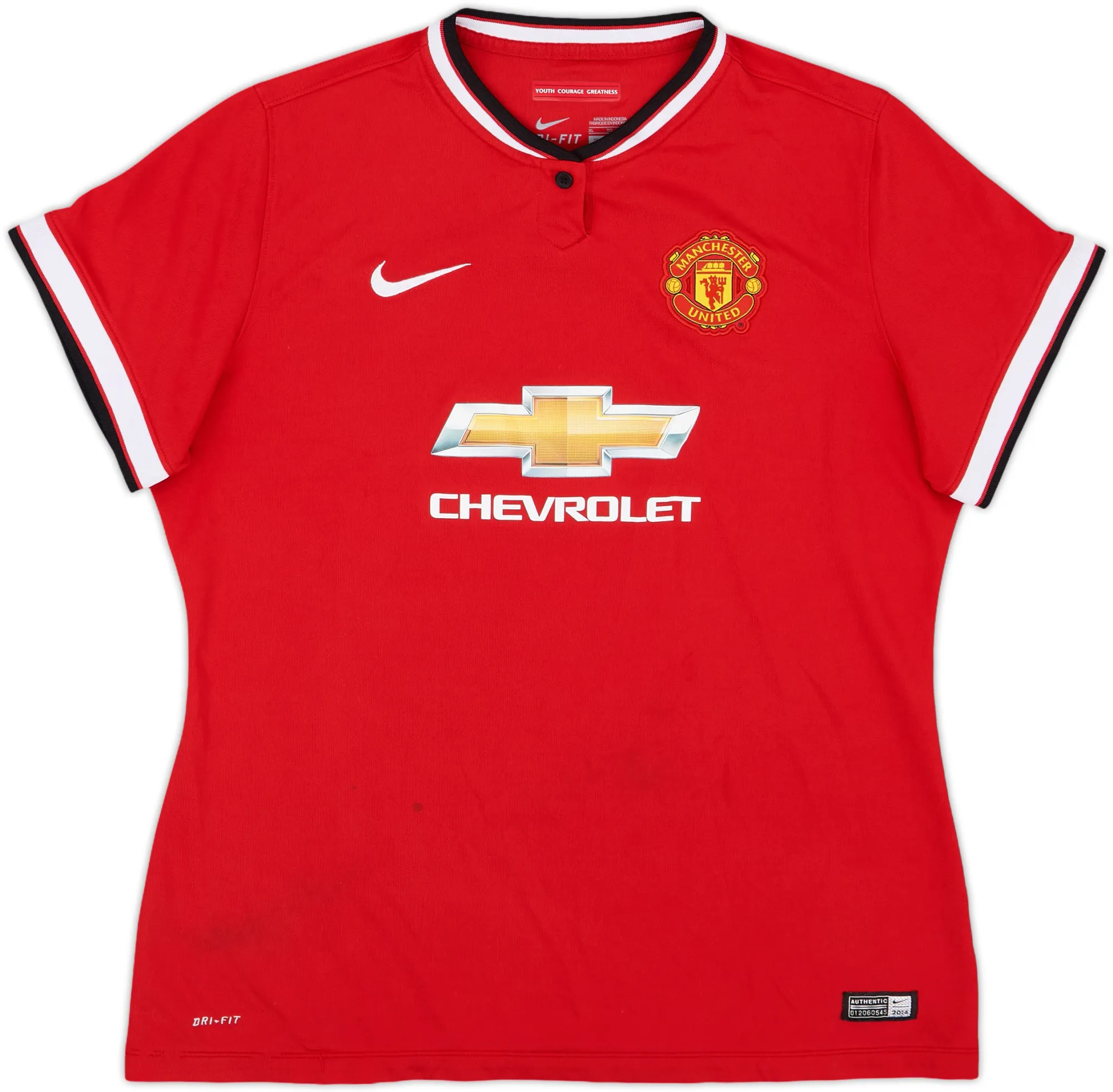 Nike Manchester United Womens SS Home Shirt 2014/15