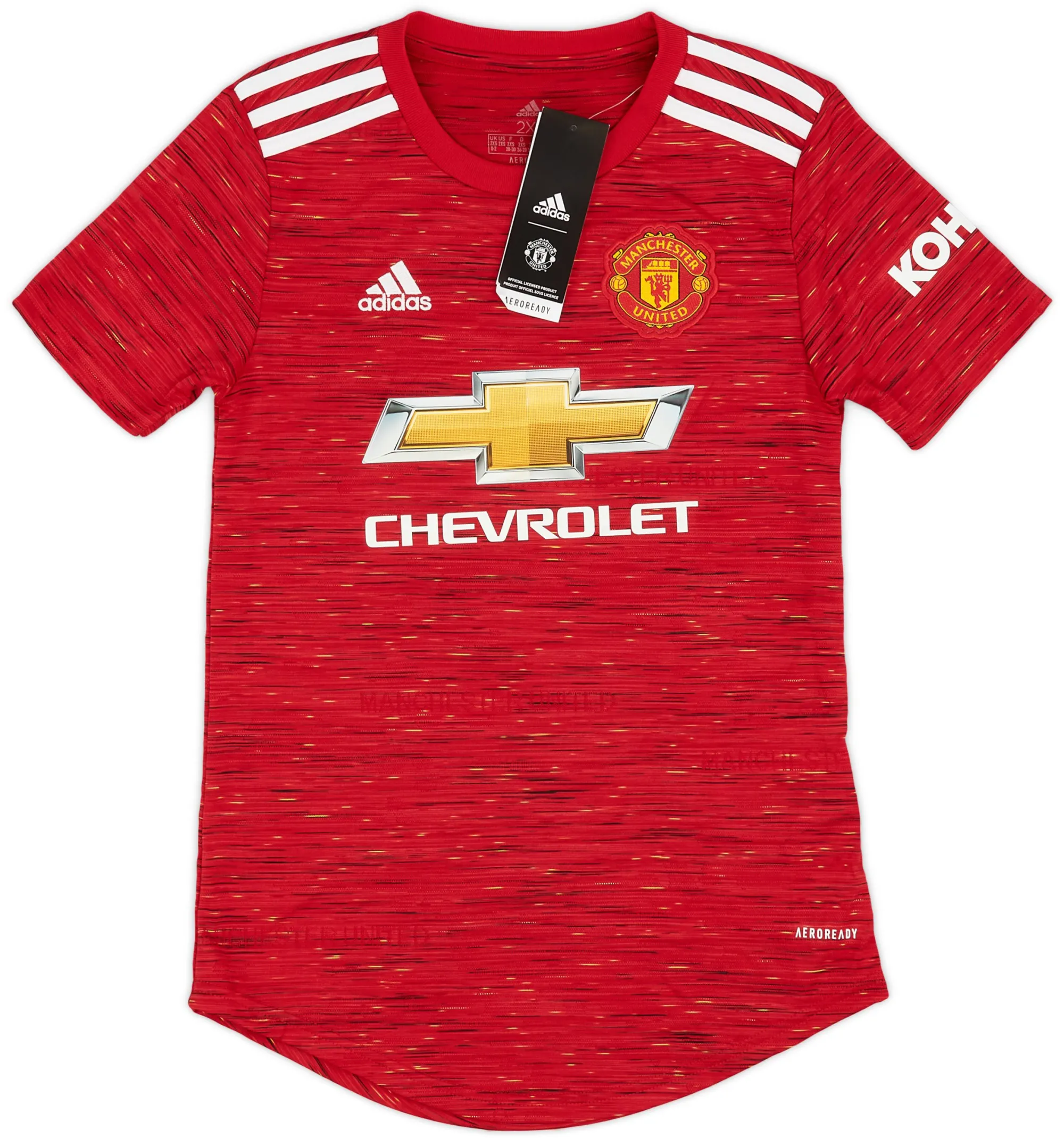 adidas Manchester United Adults LS Goalkeeper Home Shirt 2020/21