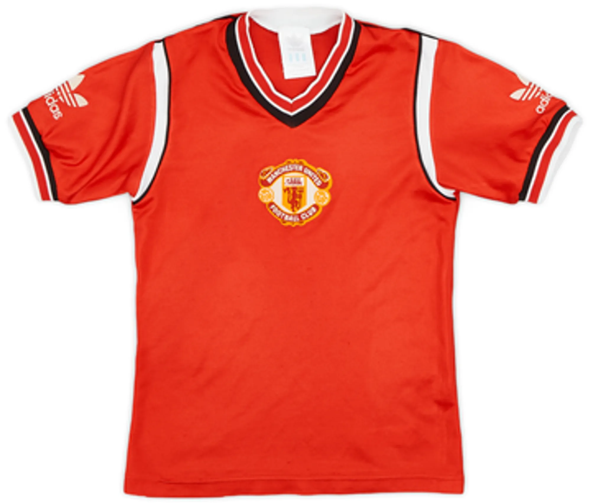 adidas Manchester United Mens SS Home Shirt 1984/86