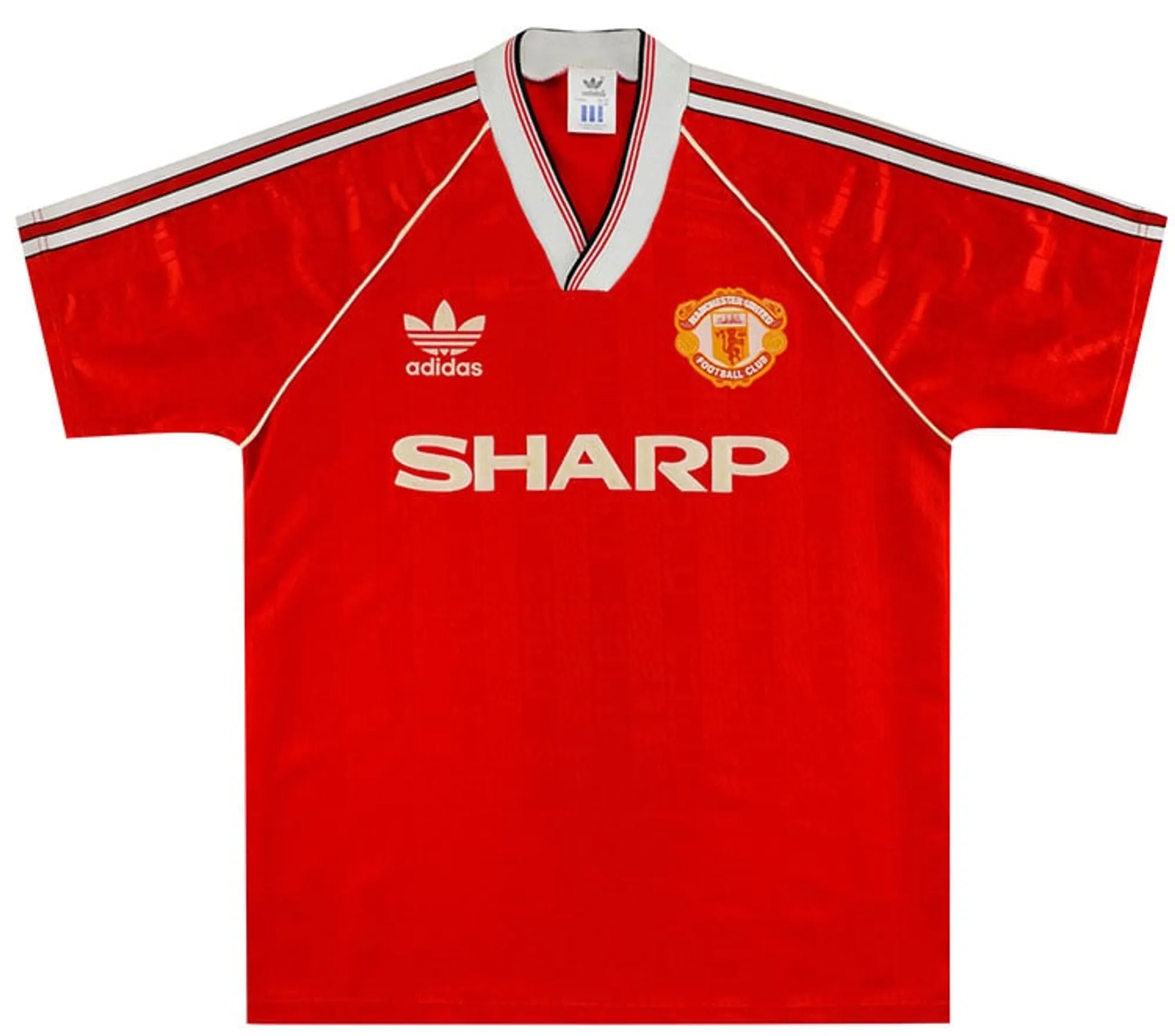 adidas Manchester United Mens SS Home Shirt 1988/90