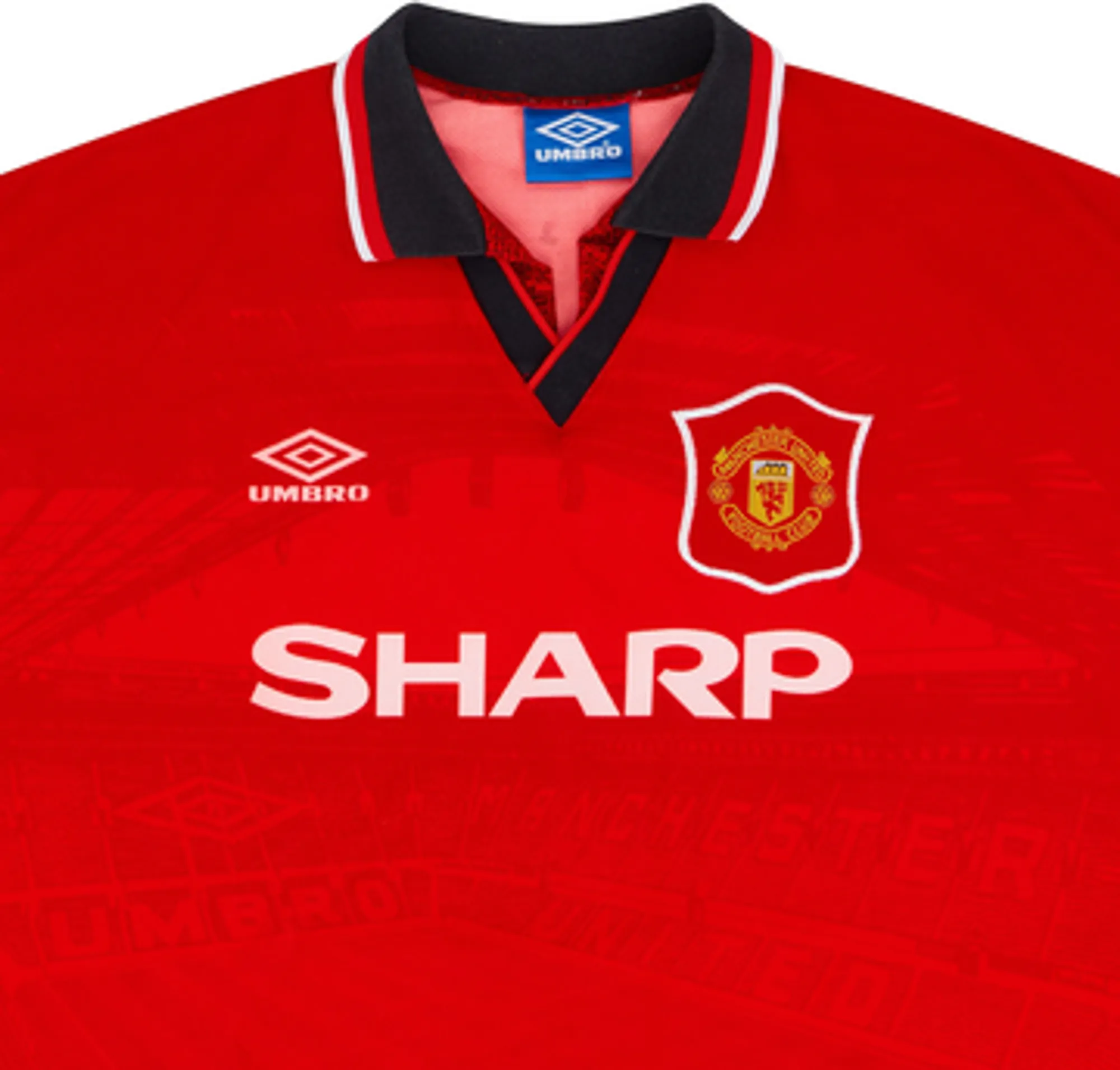 Umbro Manchester United Mens SS Home Shirt 1994/96