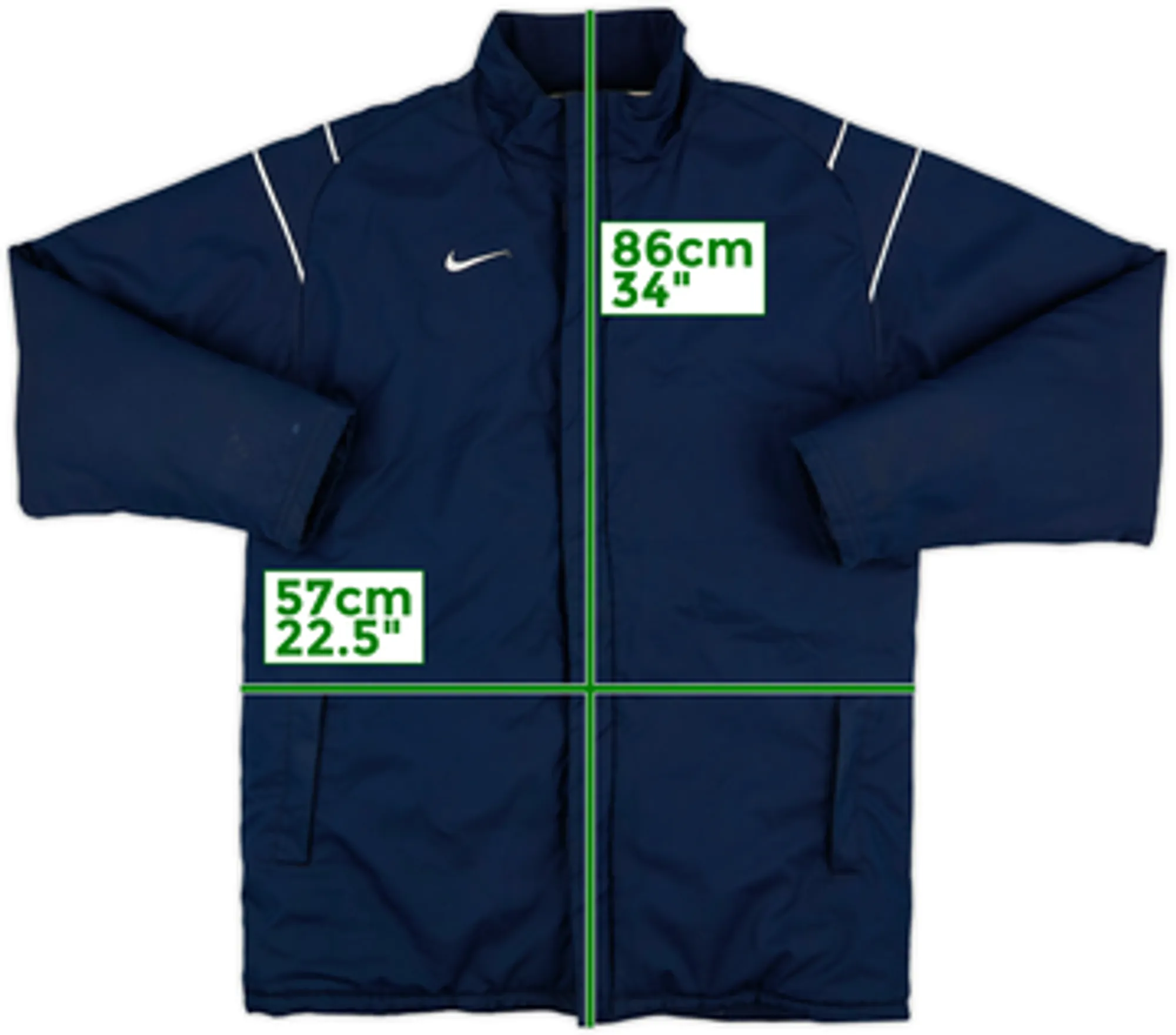 2003-04 Manchester United Nike Padded Bench Coat - 9/10 - (S)