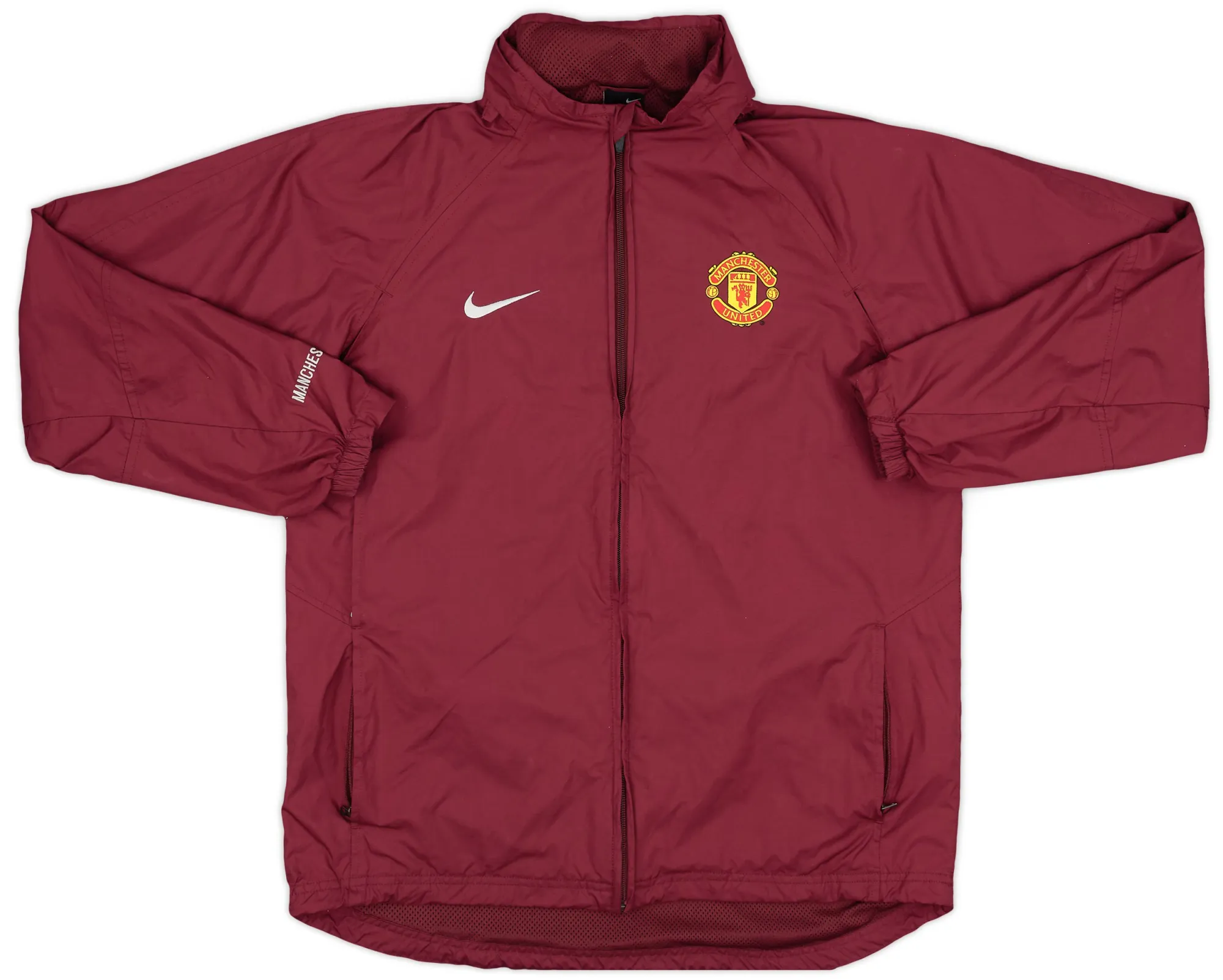 2004-06 Manchester United Nike Hooded Rain Jacket - 8/10 - (S)