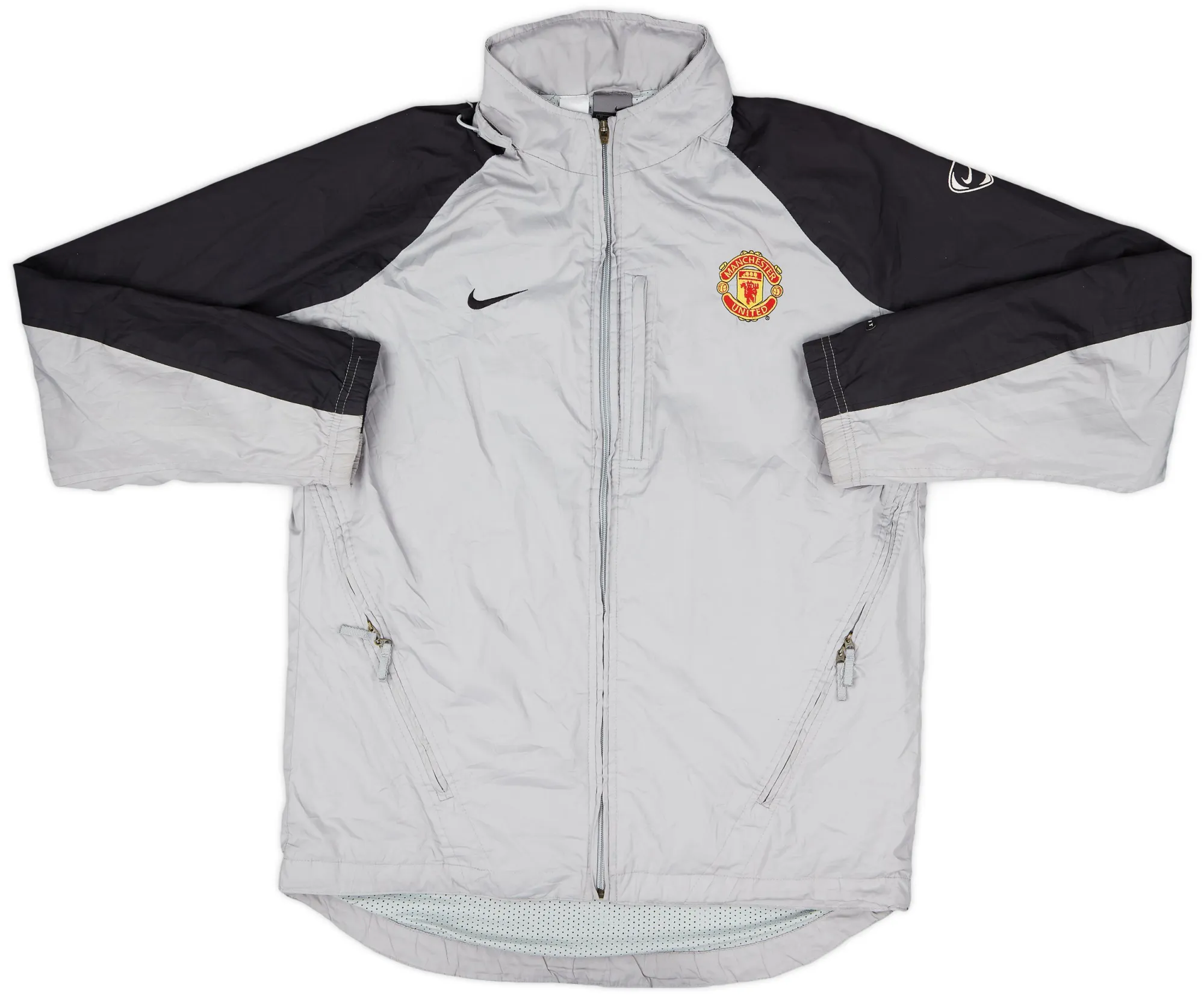 2003-04 Manchester United Nike Hooded Rain Jacket - 7/10 - (M)