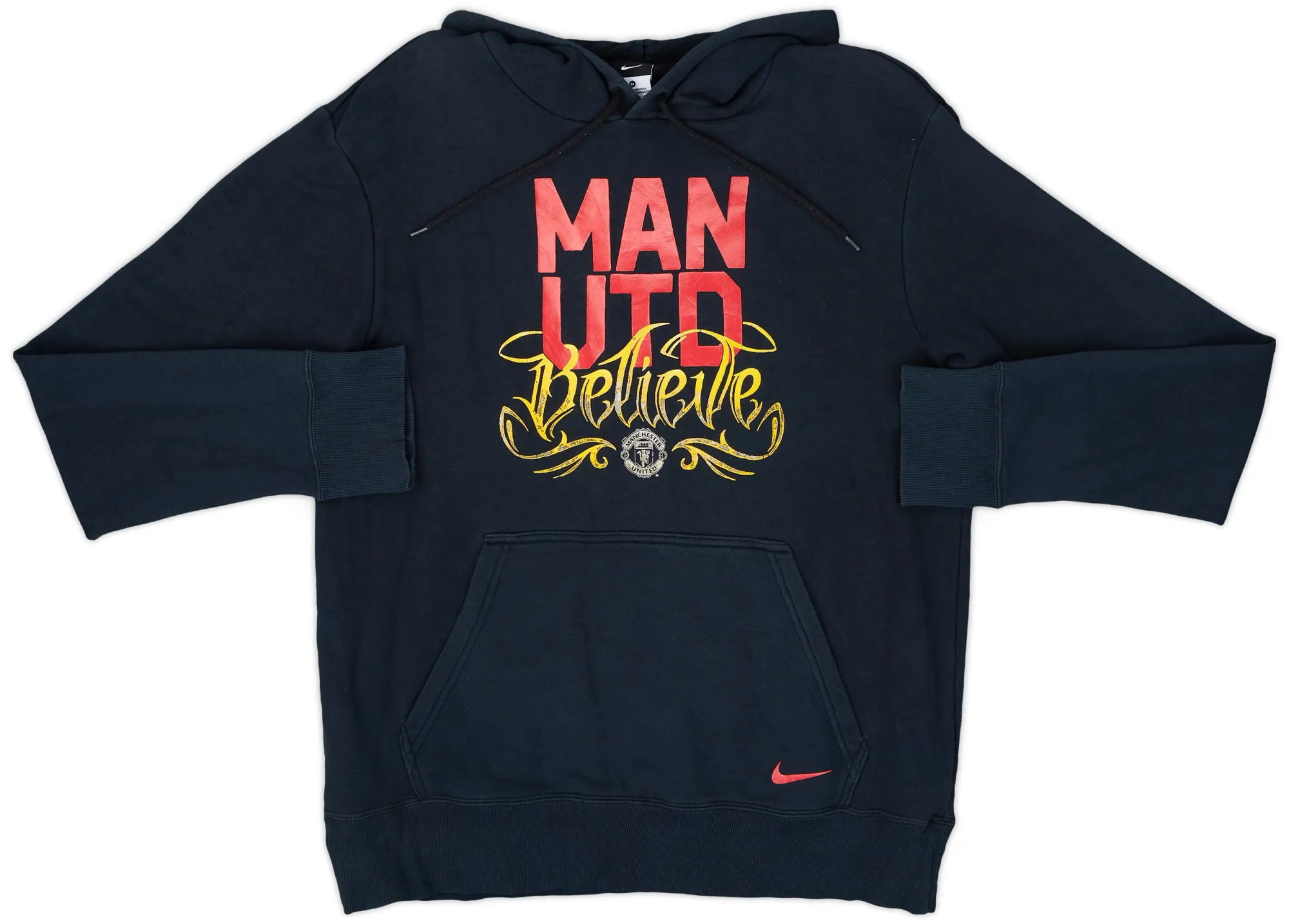 2011-12 Manchester United Nike Hooded Top - 7/10 - (M)