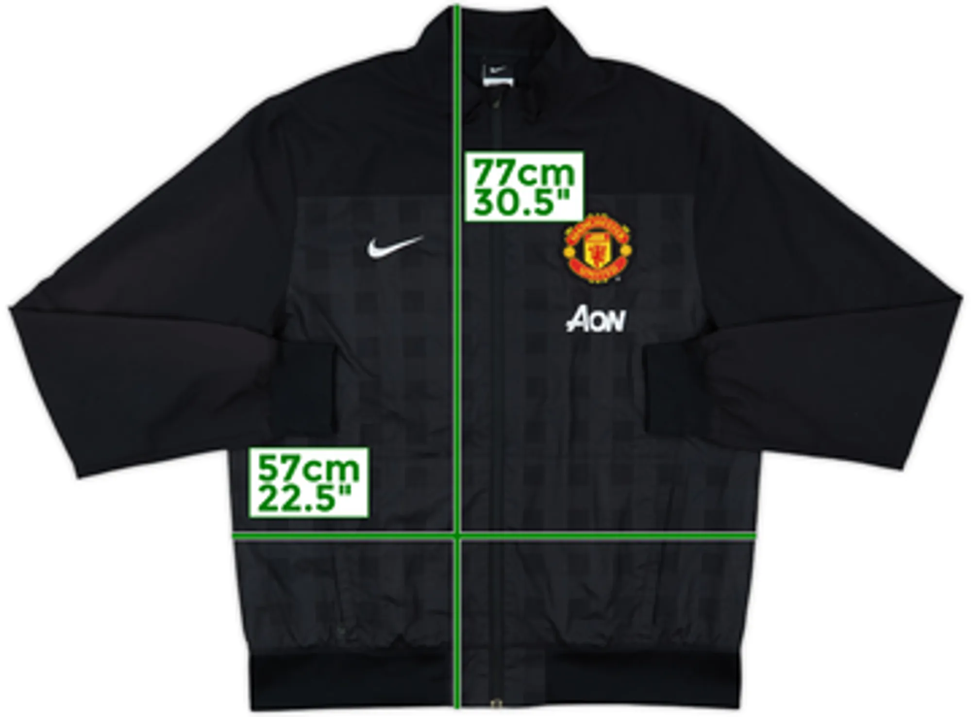2013-14 Manchester United Nike Track Jacket - 8/10 - (L)