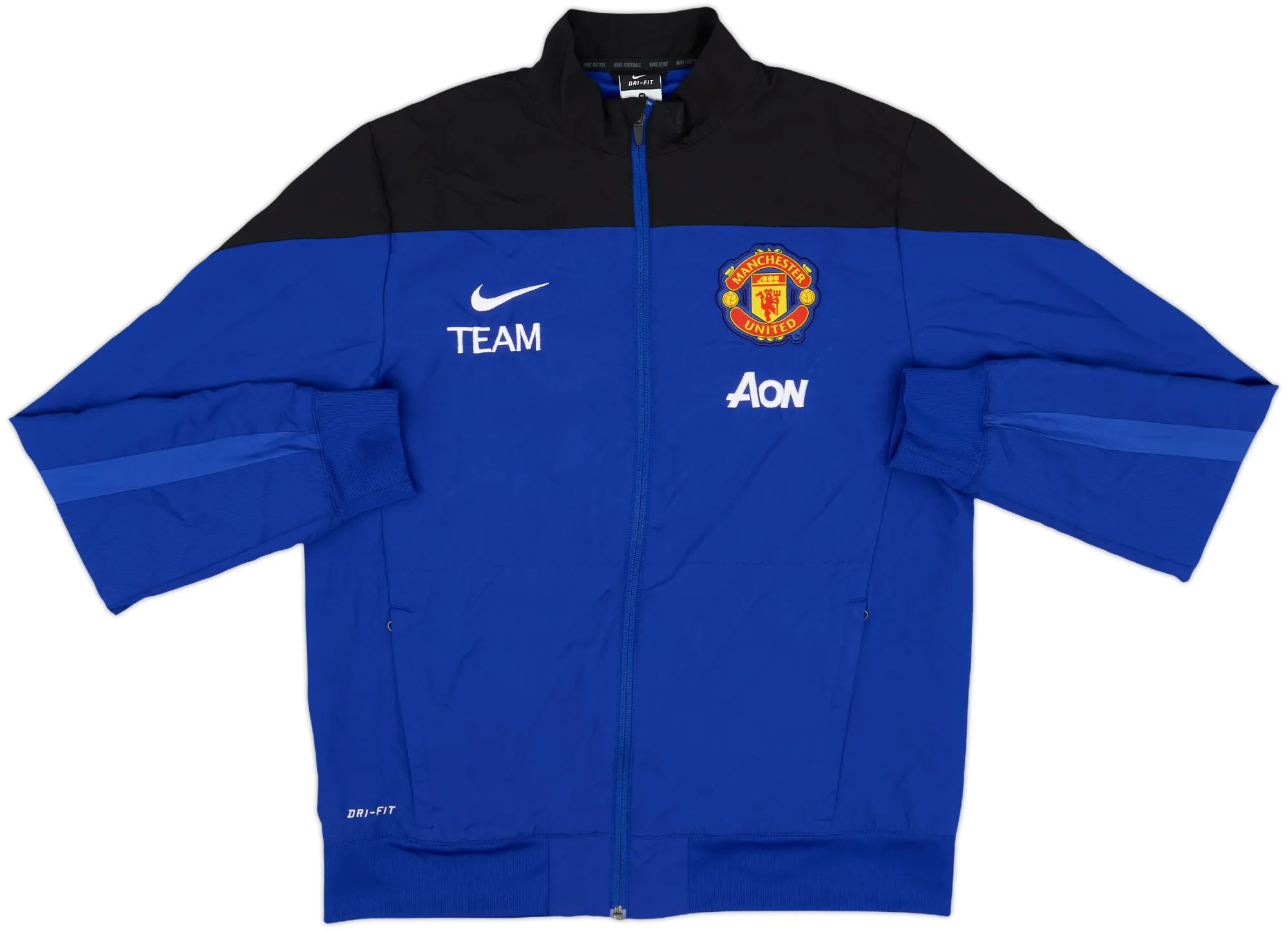 2013-14 Manchester United Team Nike Track Jacket Team - 8/10 - (M)