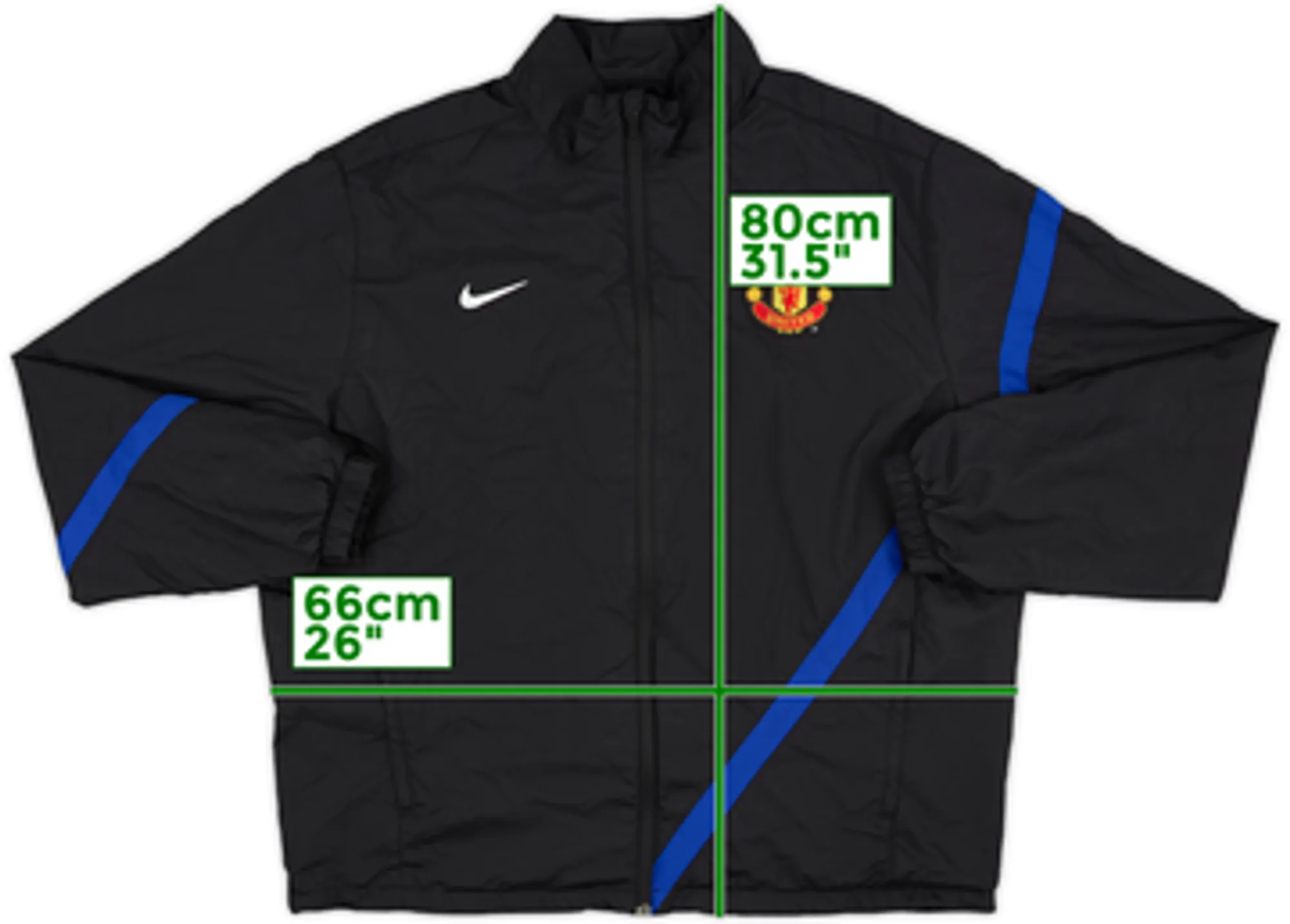2012-13 Manchester United Nike Track Jacket - 10/10 - (M)
