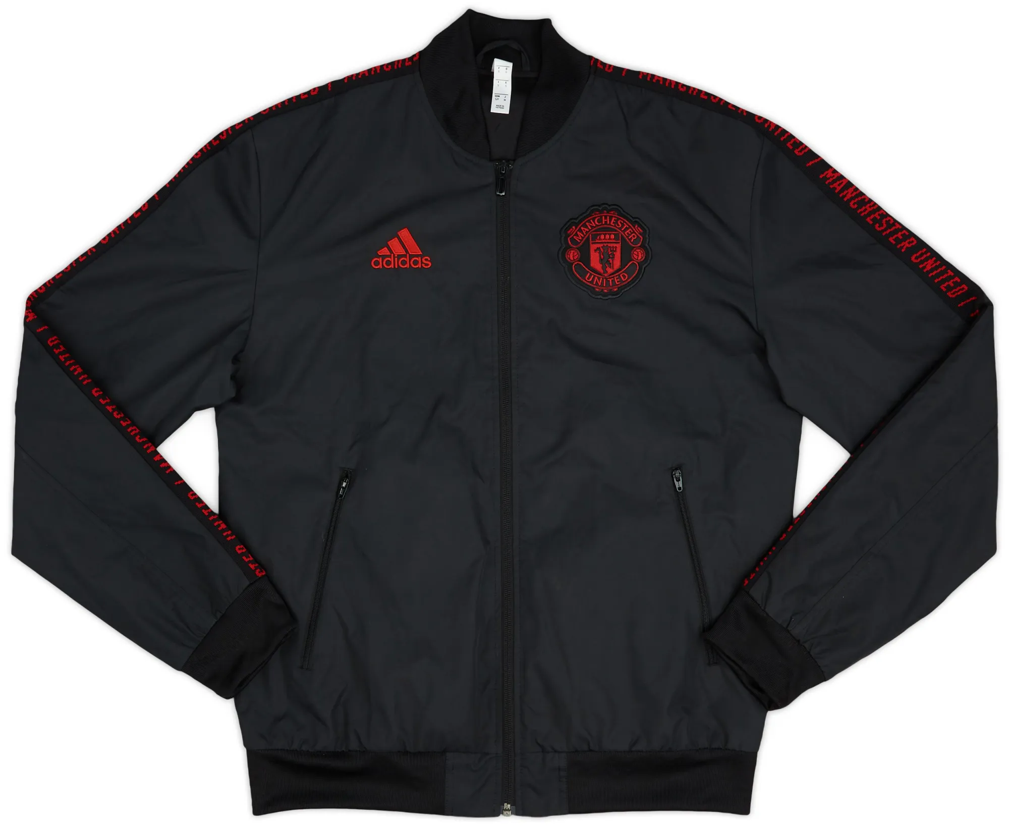 2018-19 Manchester United adidas Bomber Jacket - 9/10 - (S)