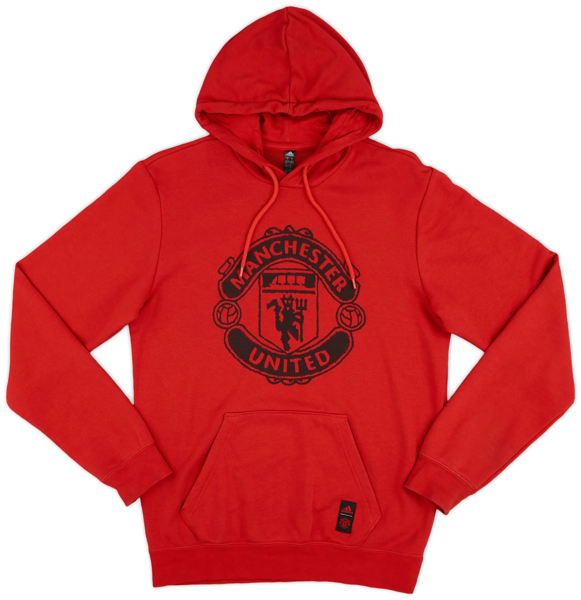 2020-21 Manchester United adidas Hooded Top - 9/10 - (S)