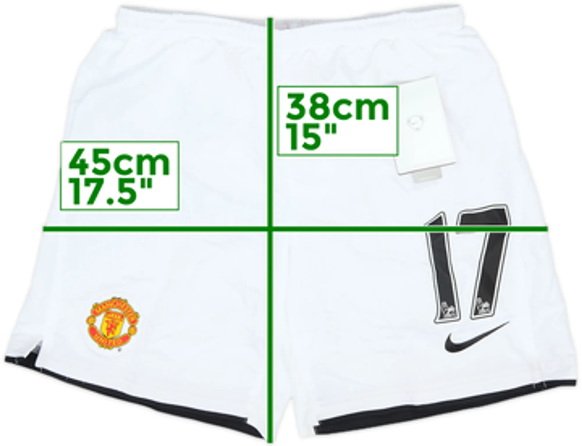 Nike Manchester United Boys Home Shorts 2007/09