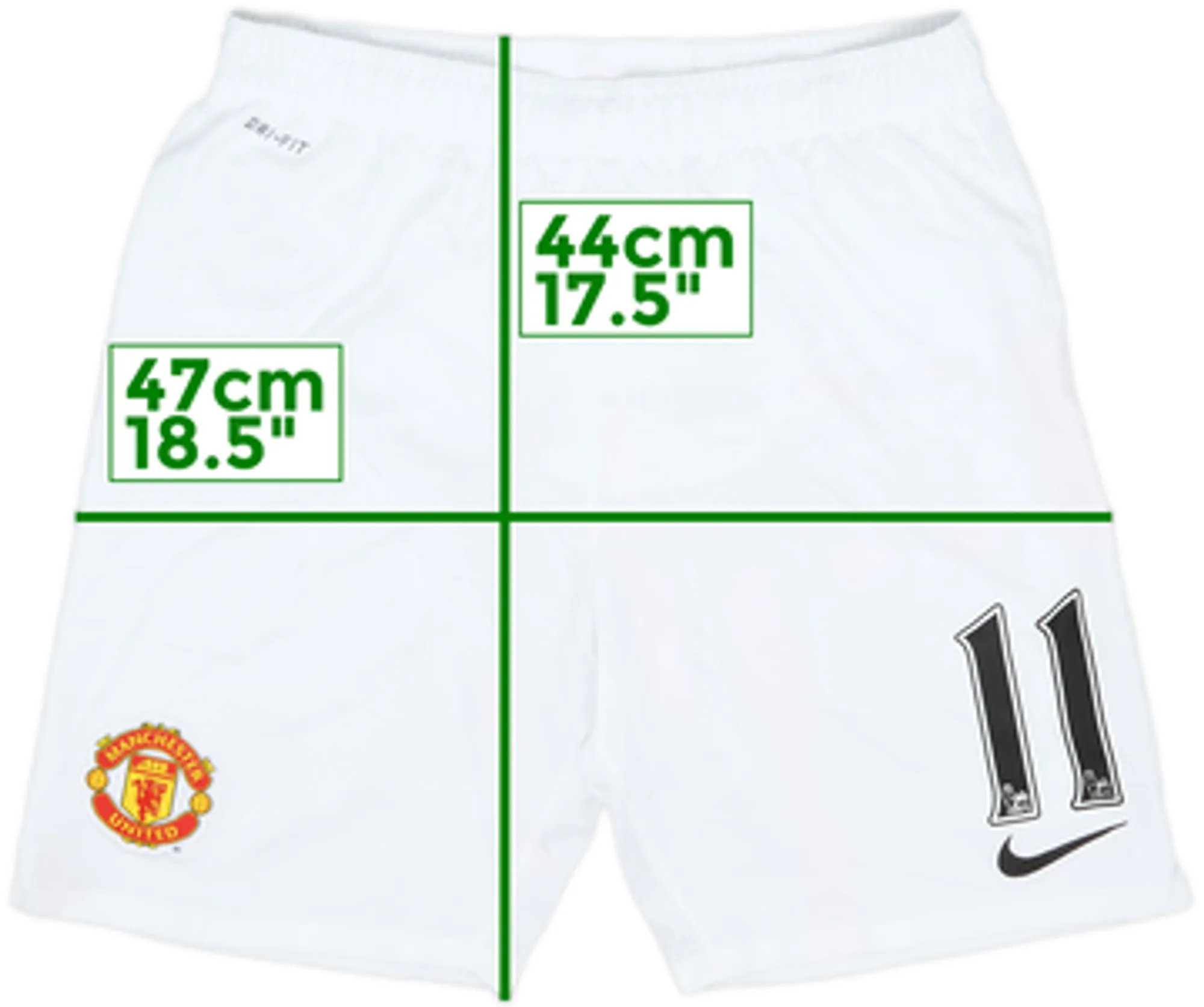 Nike Manchester United Boys Home Shorts 2011/12