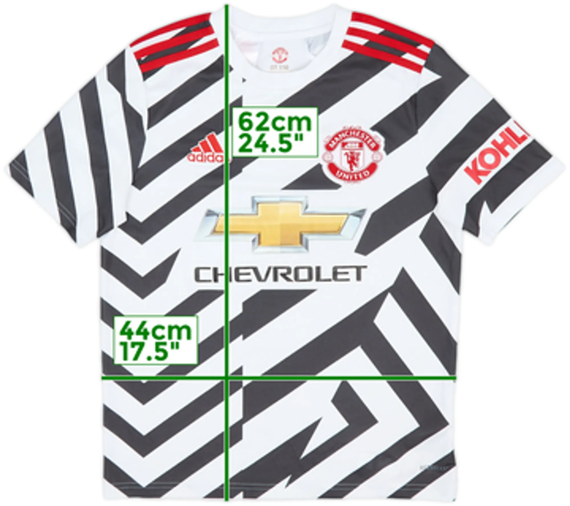 adidas Manchester United Mens LS Goalkeeper Third Shirt 2020/21