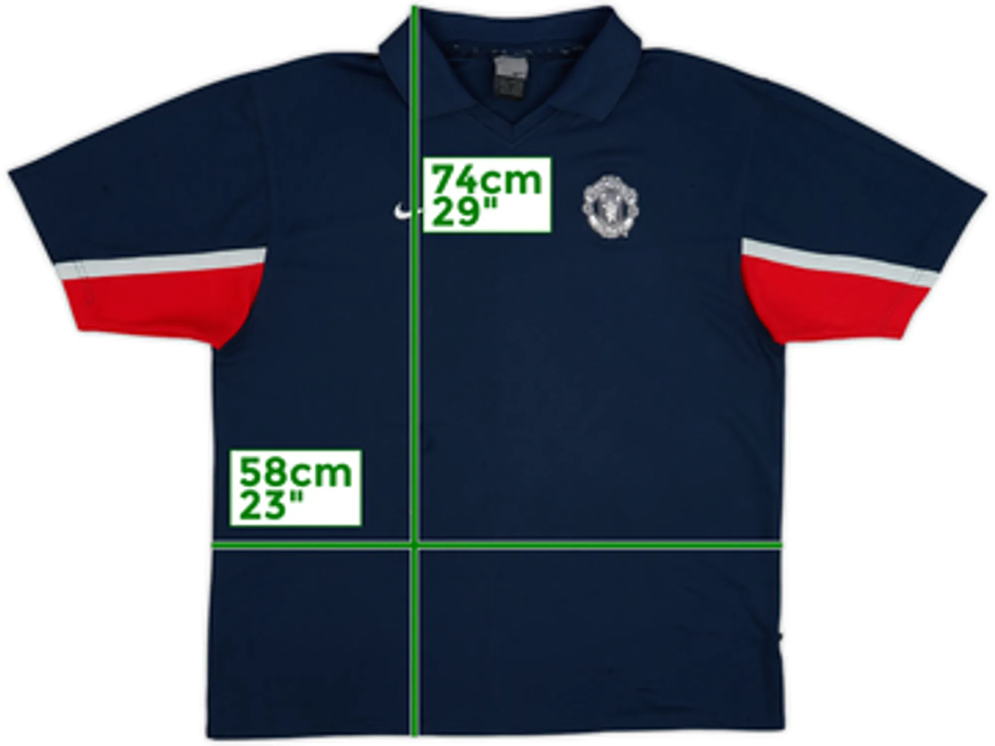 Nike Manchester United Mens SS Home Shirt 2002/03