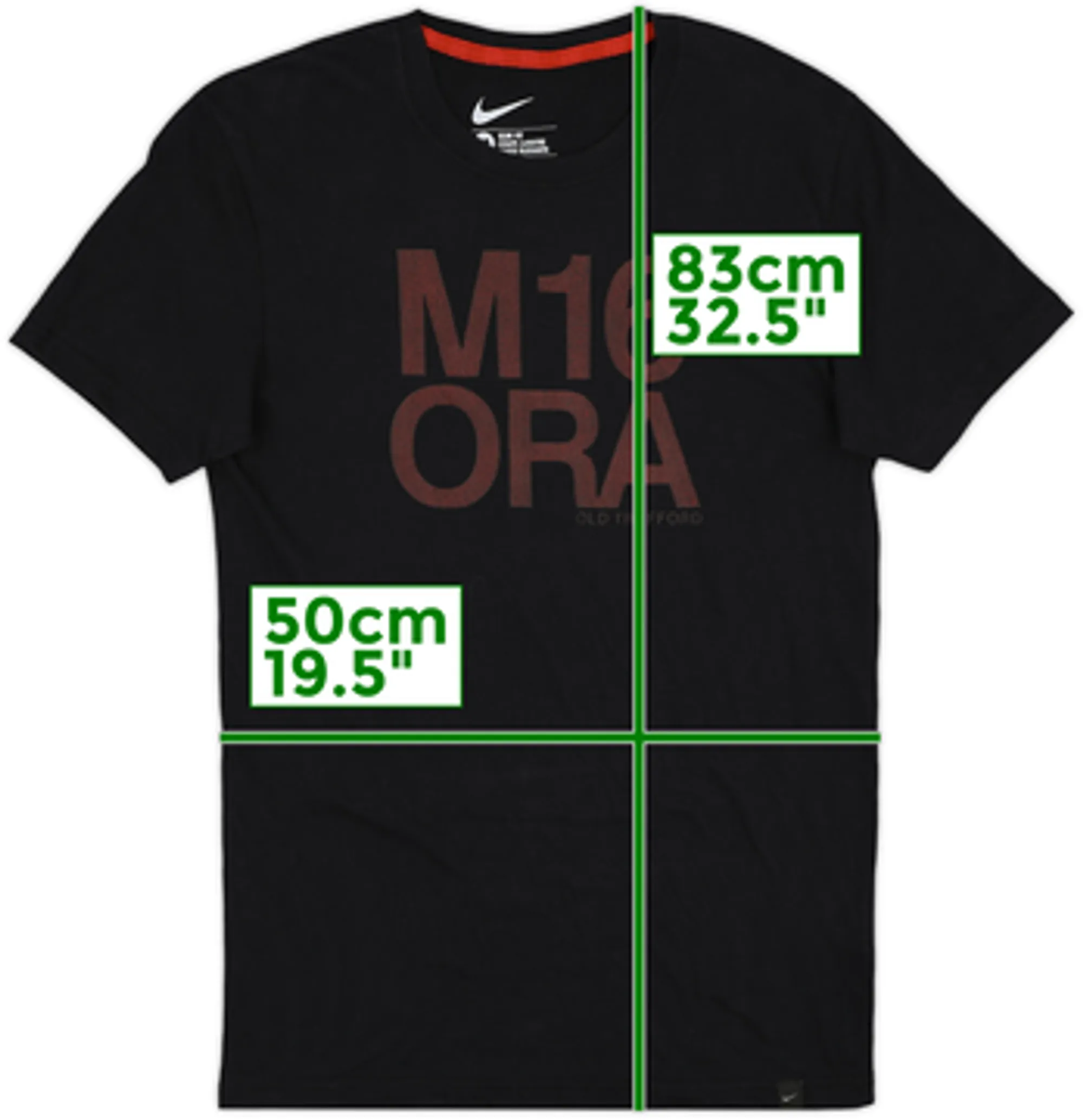 2012-13 Manchester United Nike Graphic Tee - 8/10 - (L)