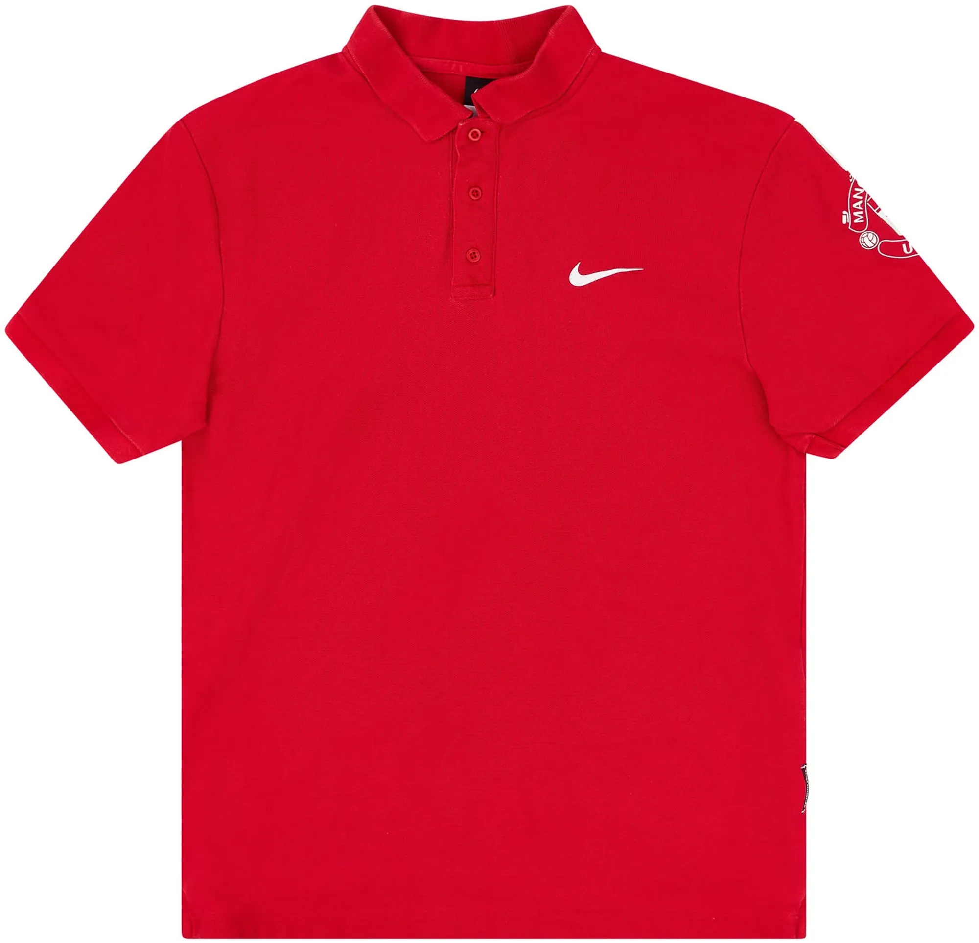 2014-15 Manchester United Nike Polo Shirt - 7/10 - (L)