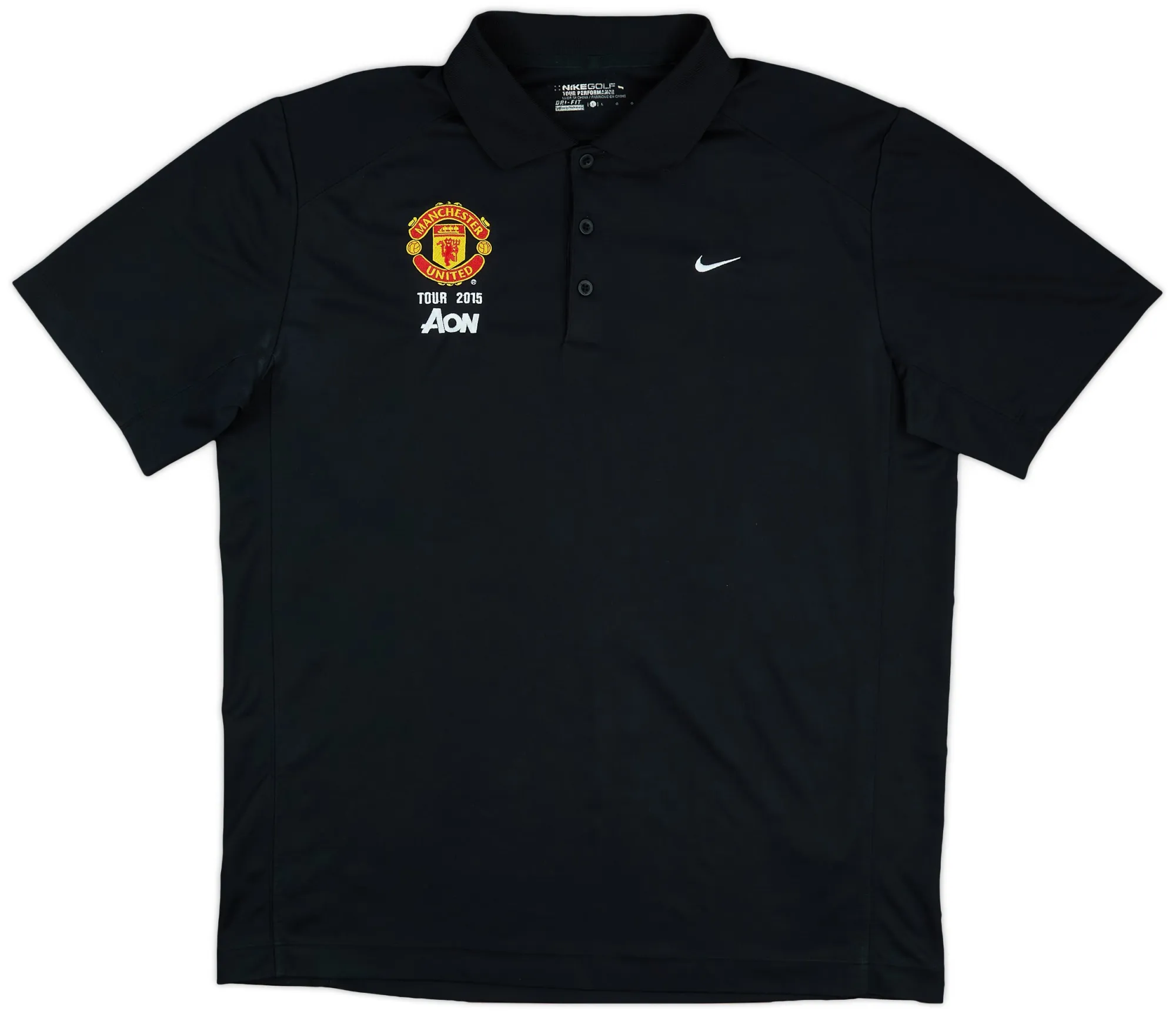 2015-16 Manchester United Nike Golf Polo Shirt - 8/10 - (L)