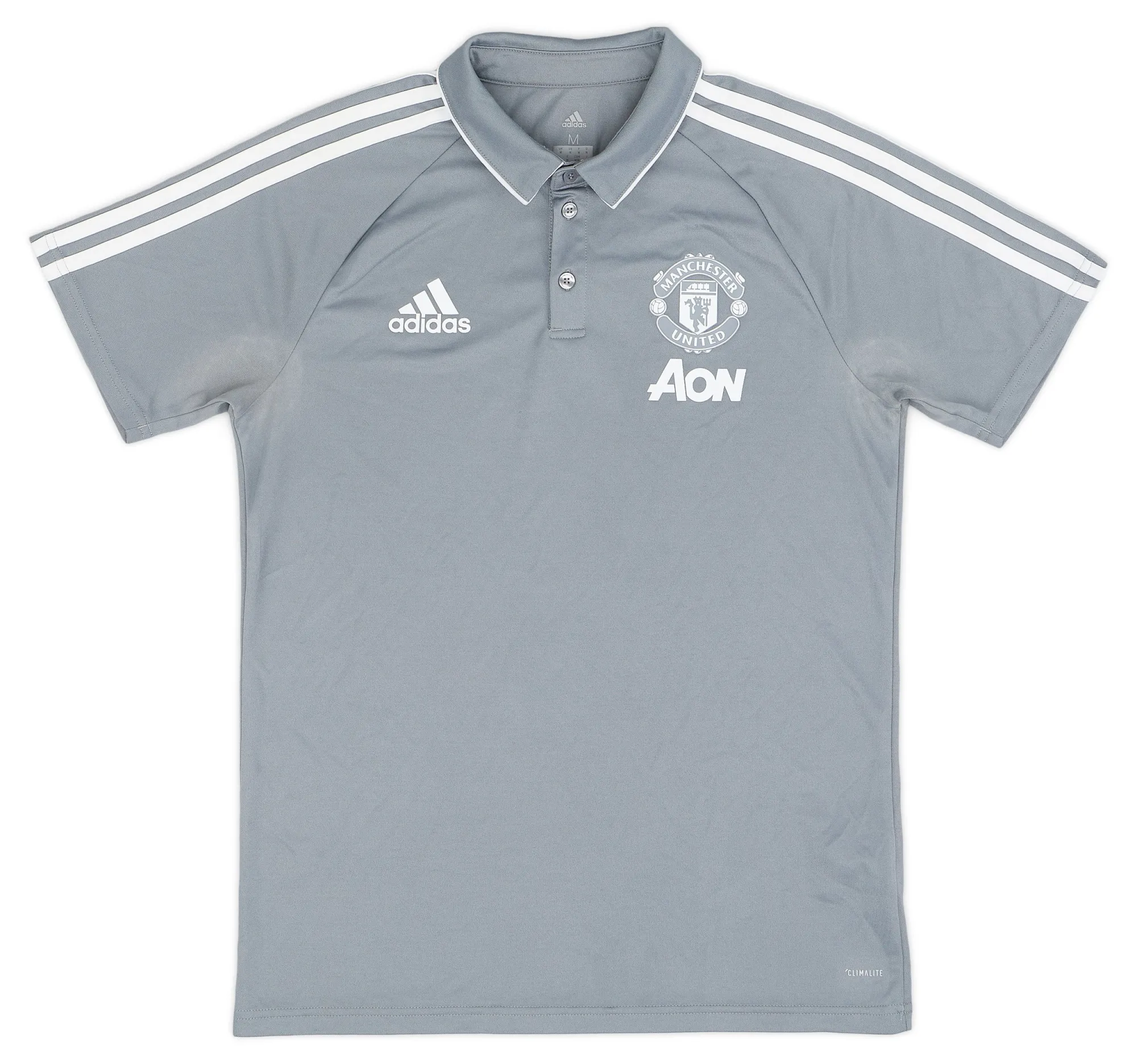 2017-18 Manchester United adidas Polo Shirt - 9/10 - (M)