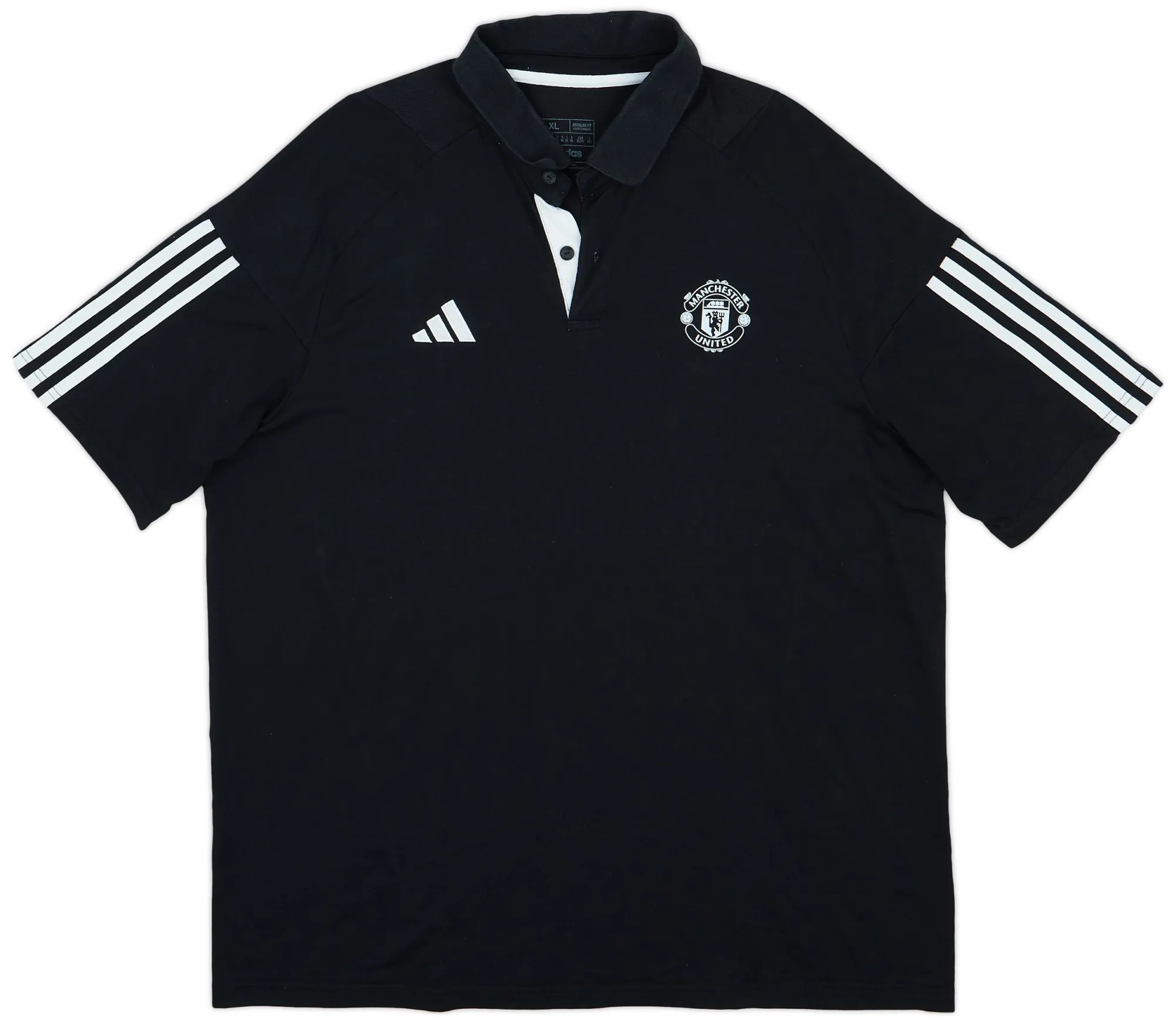 2022-23 Manchester adidas Polo Shirt - 9/10 - (XL)