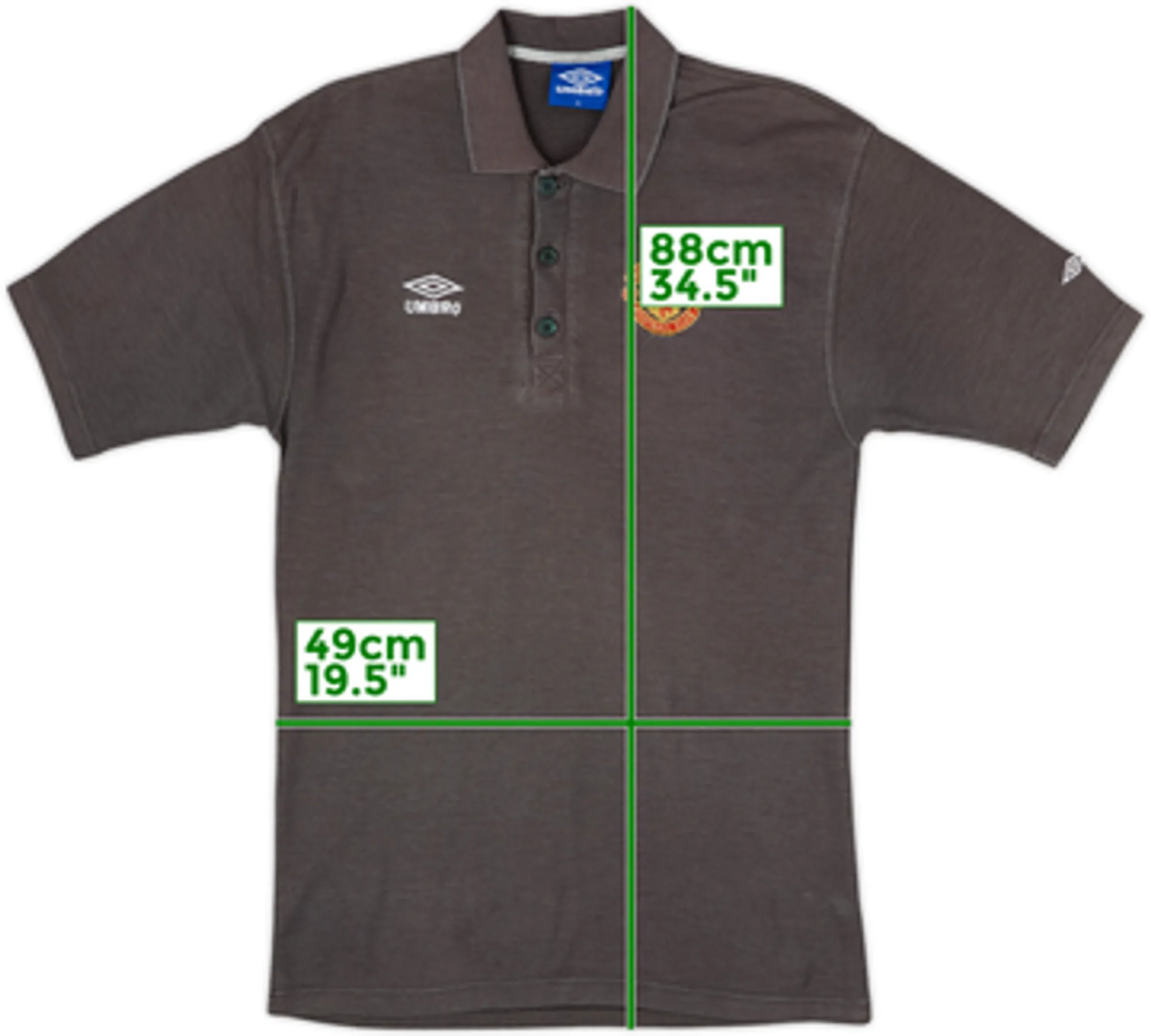 Umbro Manchester United Mens SS Home Shirt 1996/97