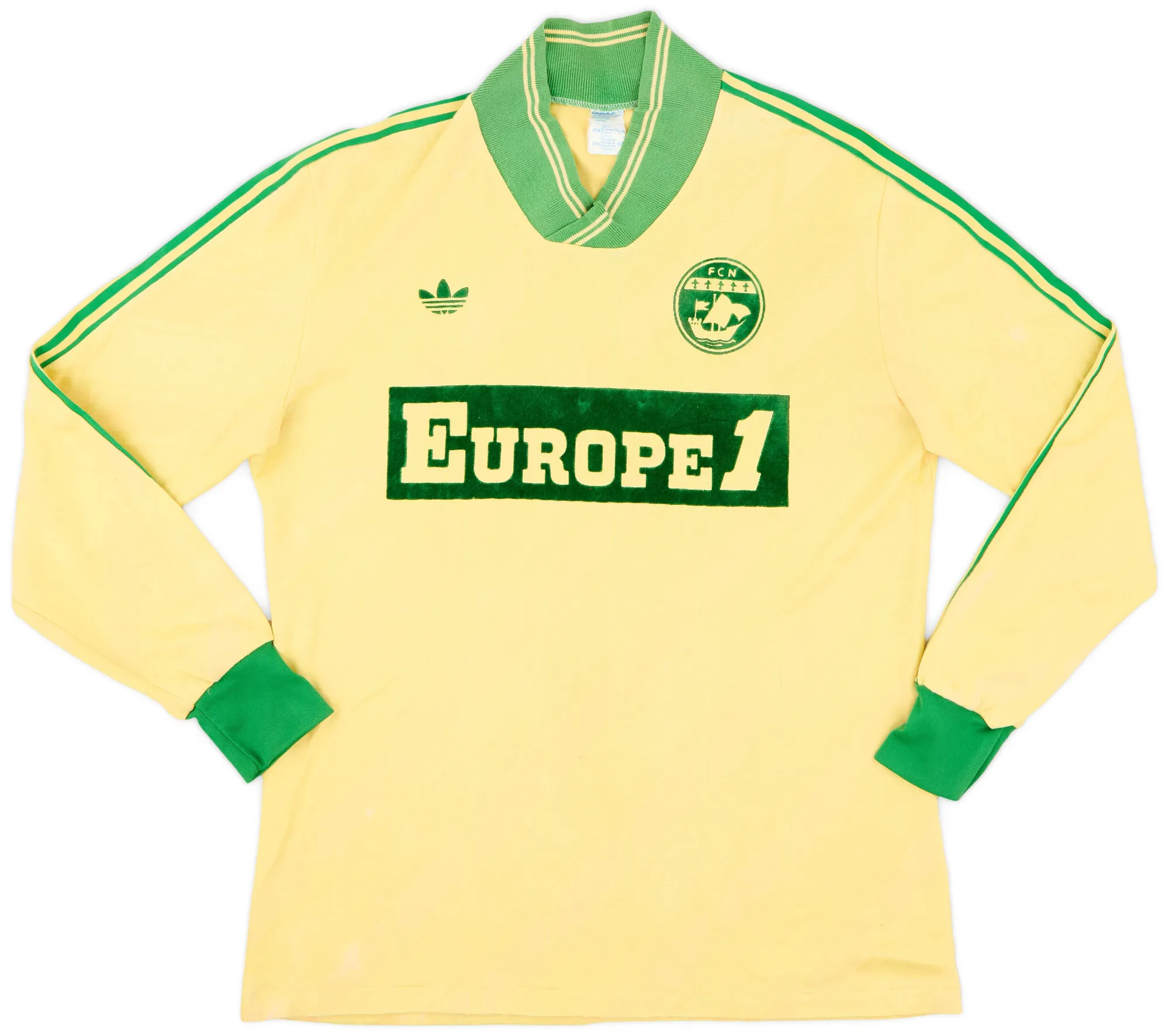 adidas Nantes Mens LS Home Shirt 1987/88