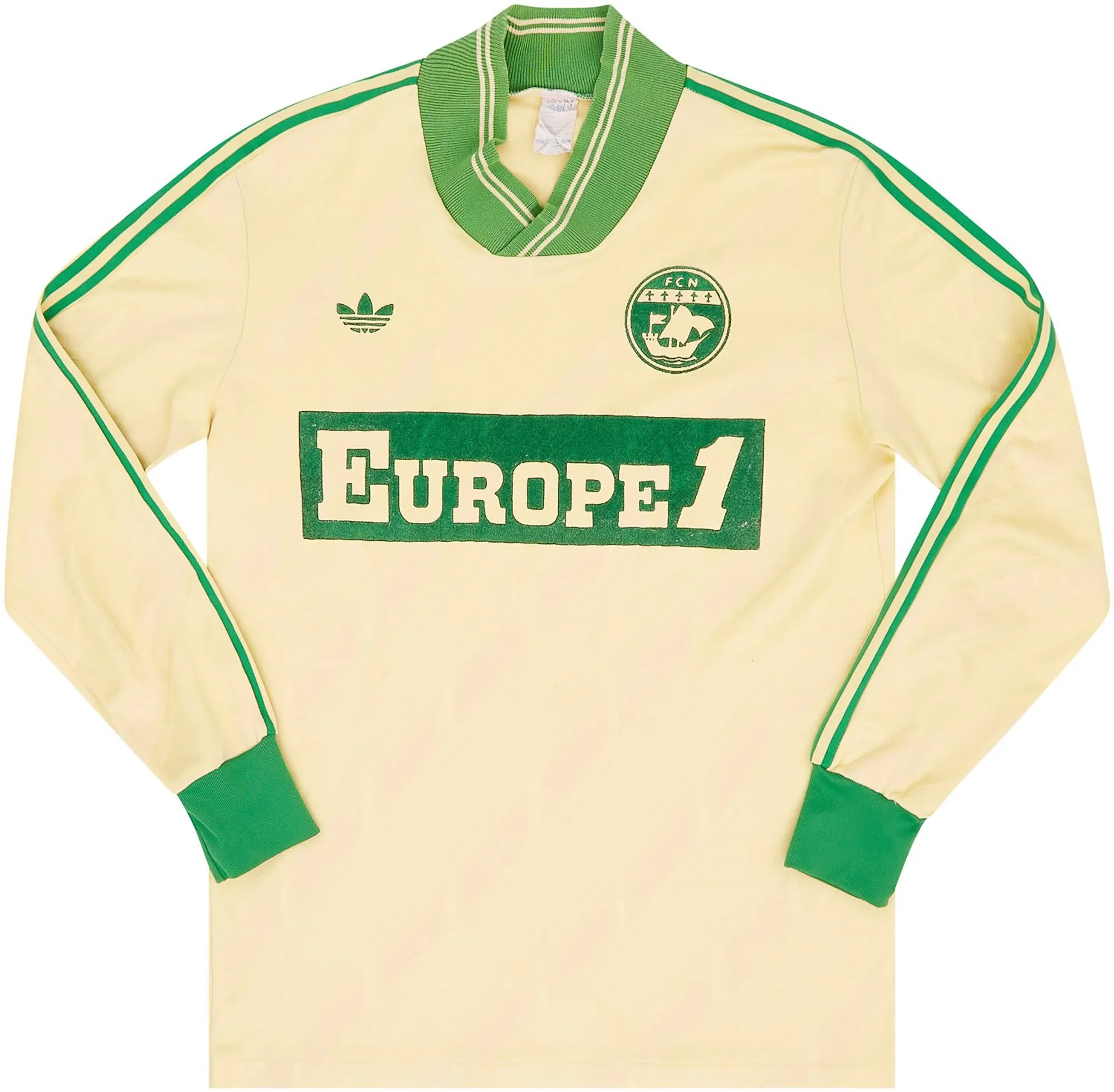 adidas Nantes Mens LS Home Shirt 1987/88