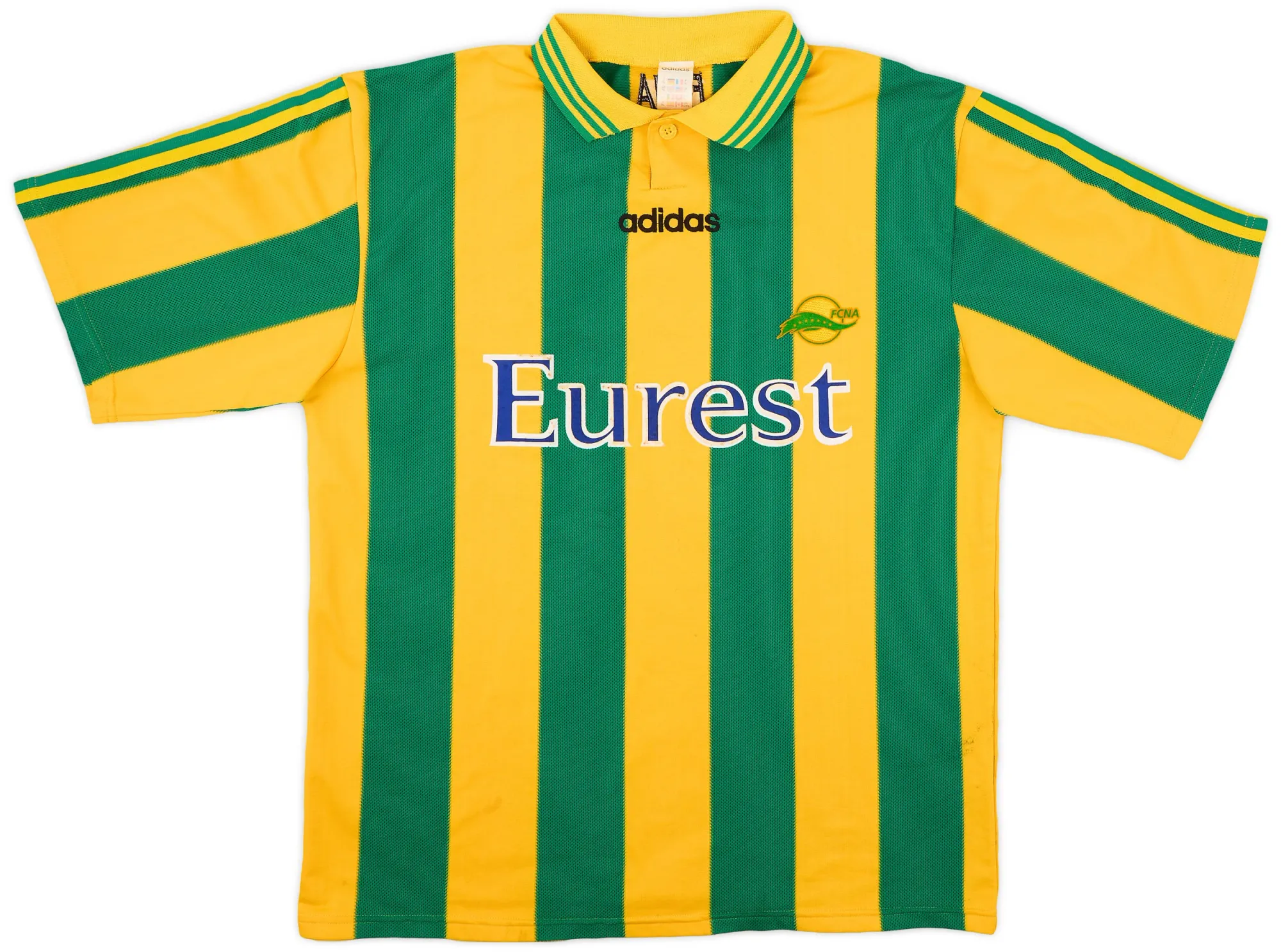 adidas Nantes Mens SS Home Shirt 1996/97