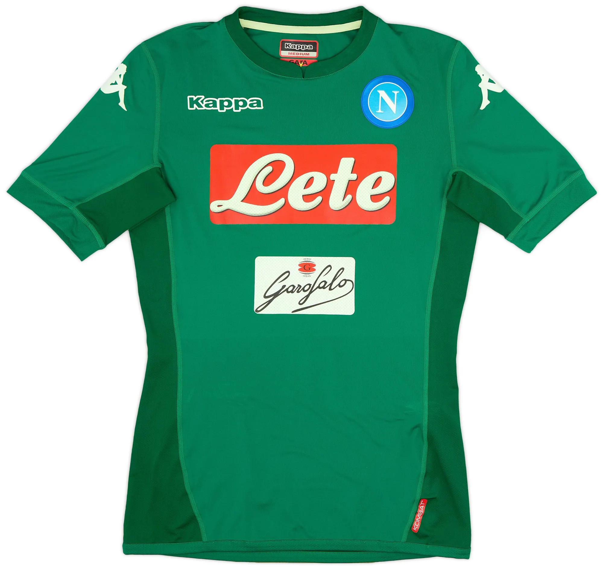 Kappa Napoli Mens SS Goalkeeper Home Shirt 2017/18