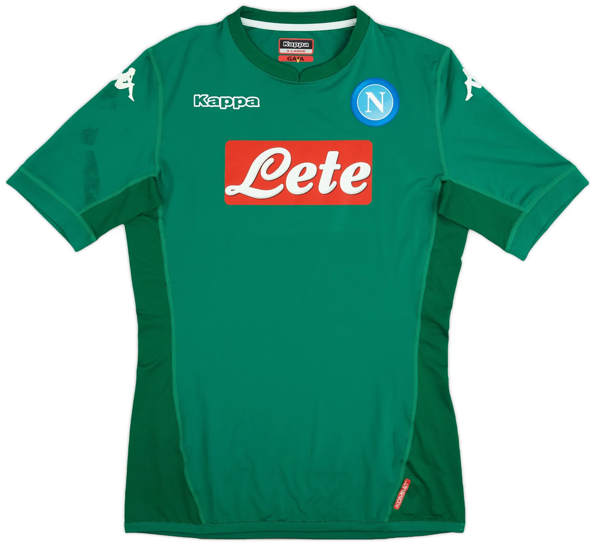 Kappa Napoli Mens SS Goalkeeper Home Shirt 2017/18