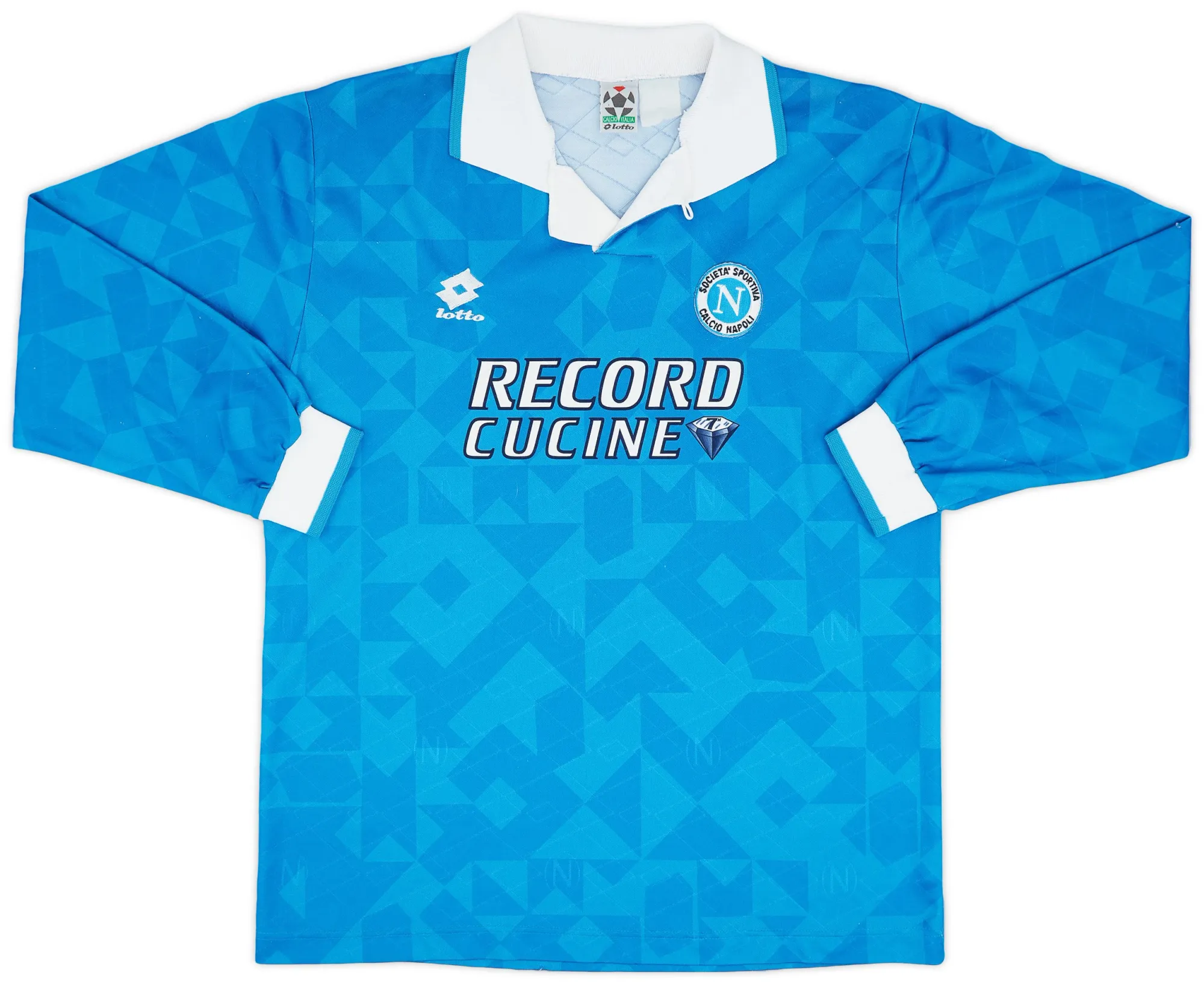 Lotto Napoli Mens LS Home Shirt 1994/96