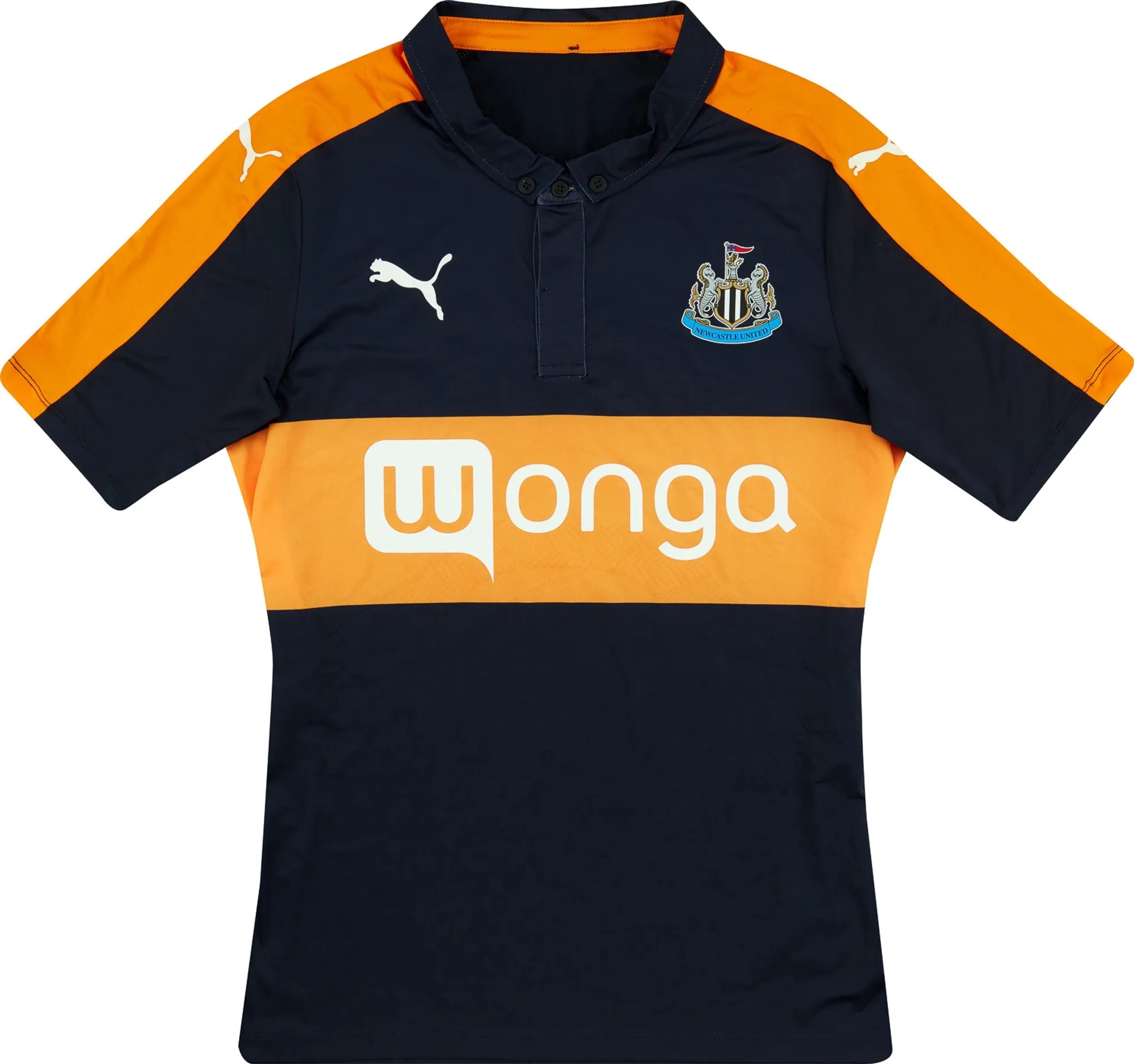 Puma Newcastle United Mens SS Player Issue Away Shirt 2016/17