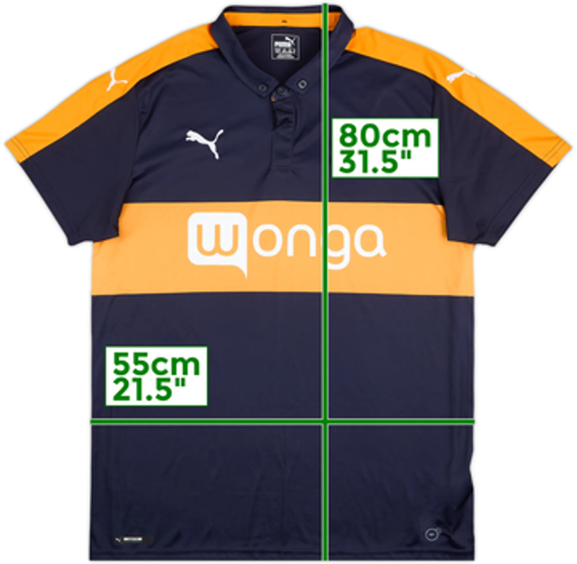 Puma Newcastle United Mens SS Away Shirt 2016/17