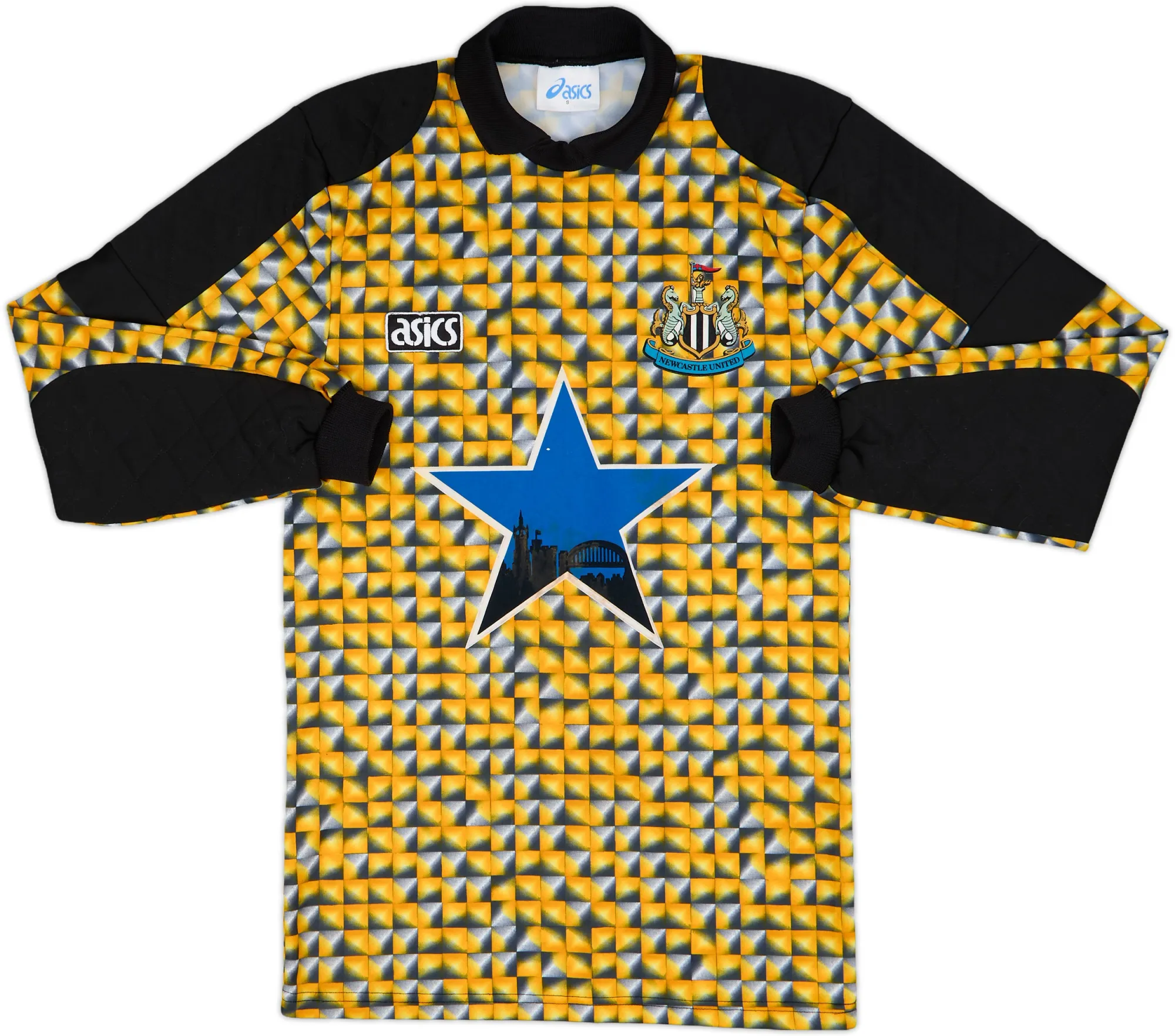 Asics Newcastle United Mens LS Goalkeeper Home Shirt 1993/95